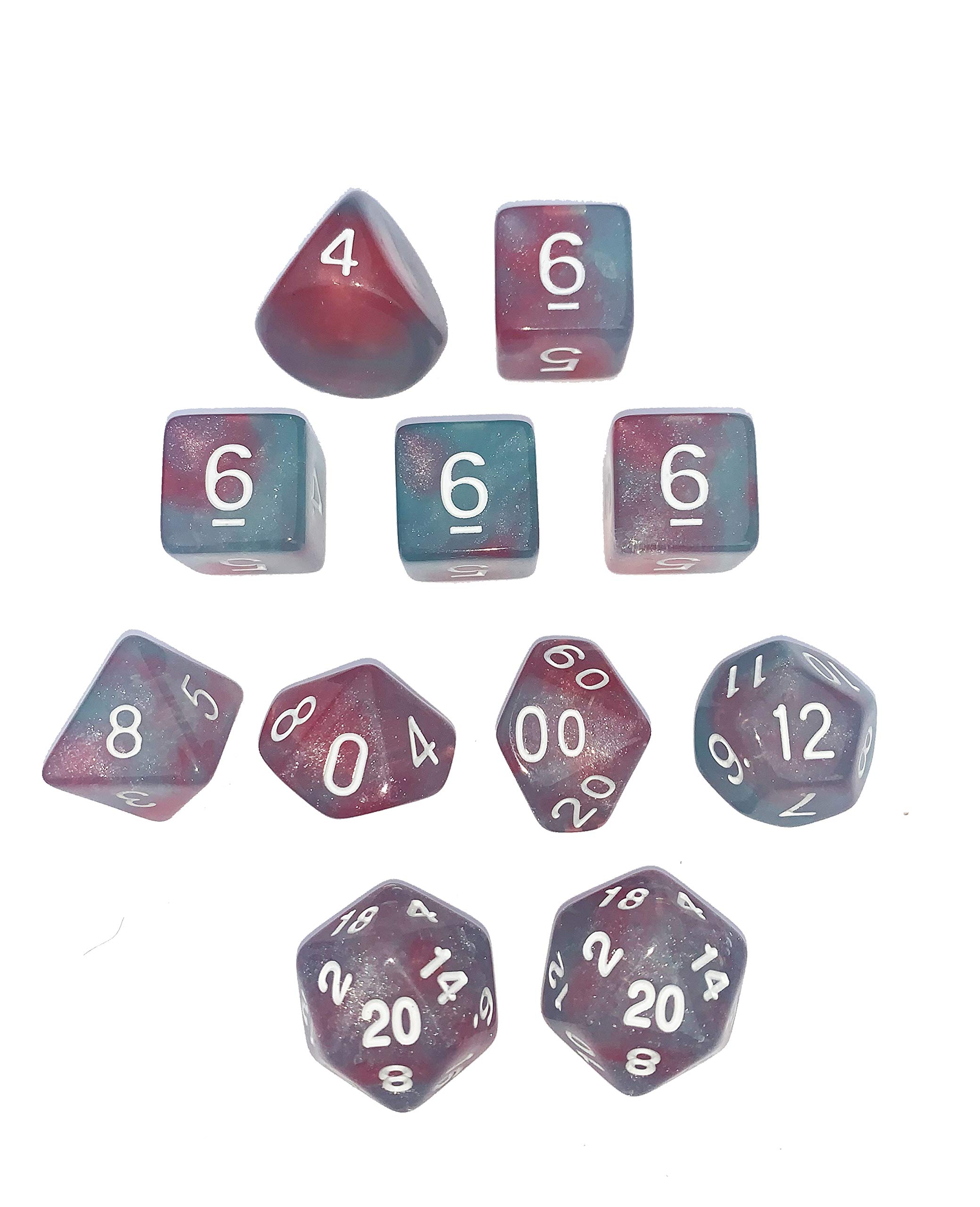 Immolation - 14 Unusual Dice Set Approved for Use with Dungeon Crawl Classics - DCC - Unleashed Arcana…