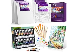 Kit de pintura para niños - Set de pintura acrílica, 39 piezas