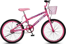 Colli Bike, Bicicleta Jully, Aro 20 Aero 36 Raias, freios V-Brake Dianteiro e Traseiro, Suporte de guidão Down Hill e Cestinha