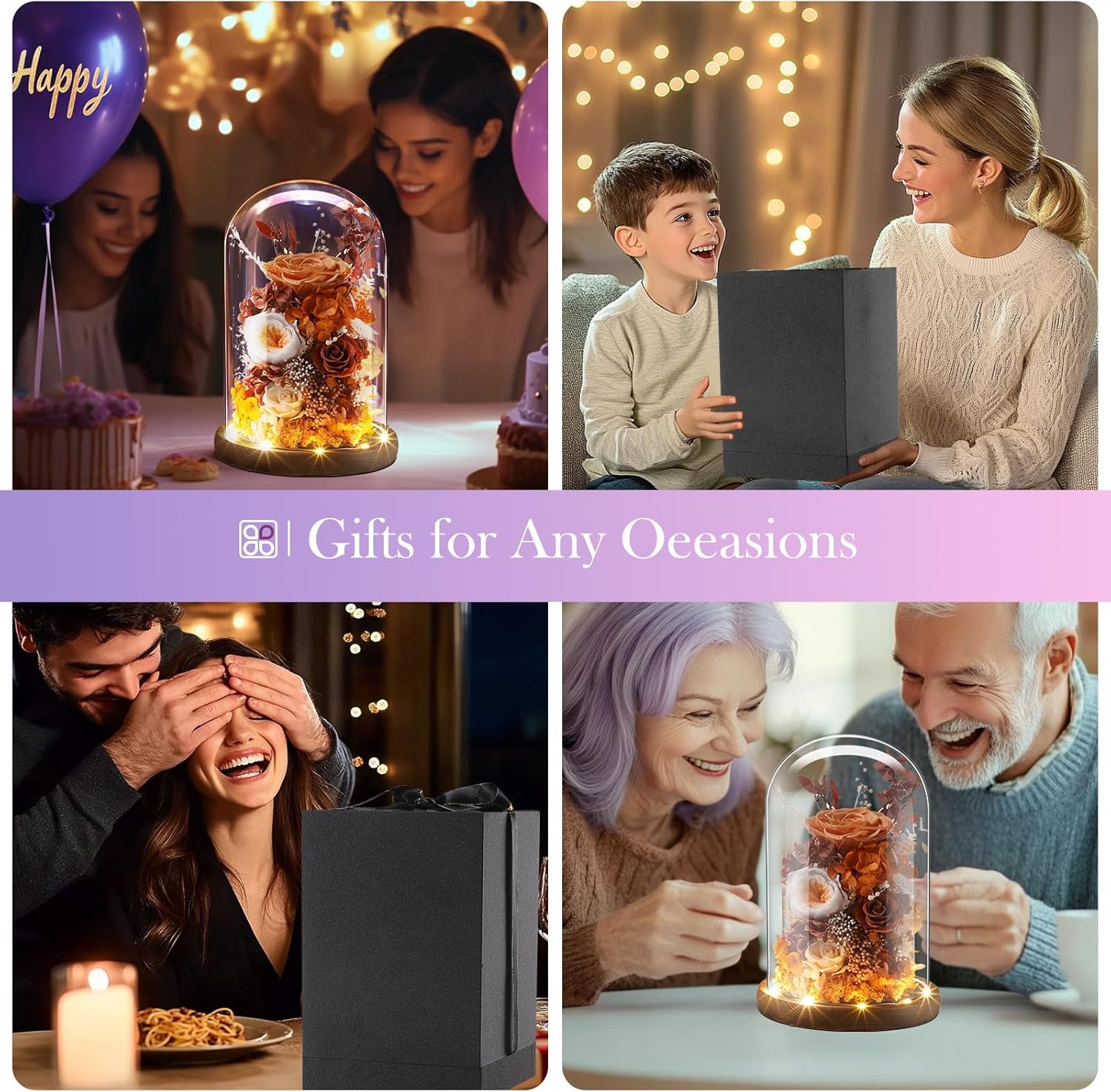 Eternal Rose Sunset Orange Flower Preserved Long Lasting Stable Color Natural Material Symbol of Everlasting Love for Wife Mothers Select Anniversary Rose - Image 5