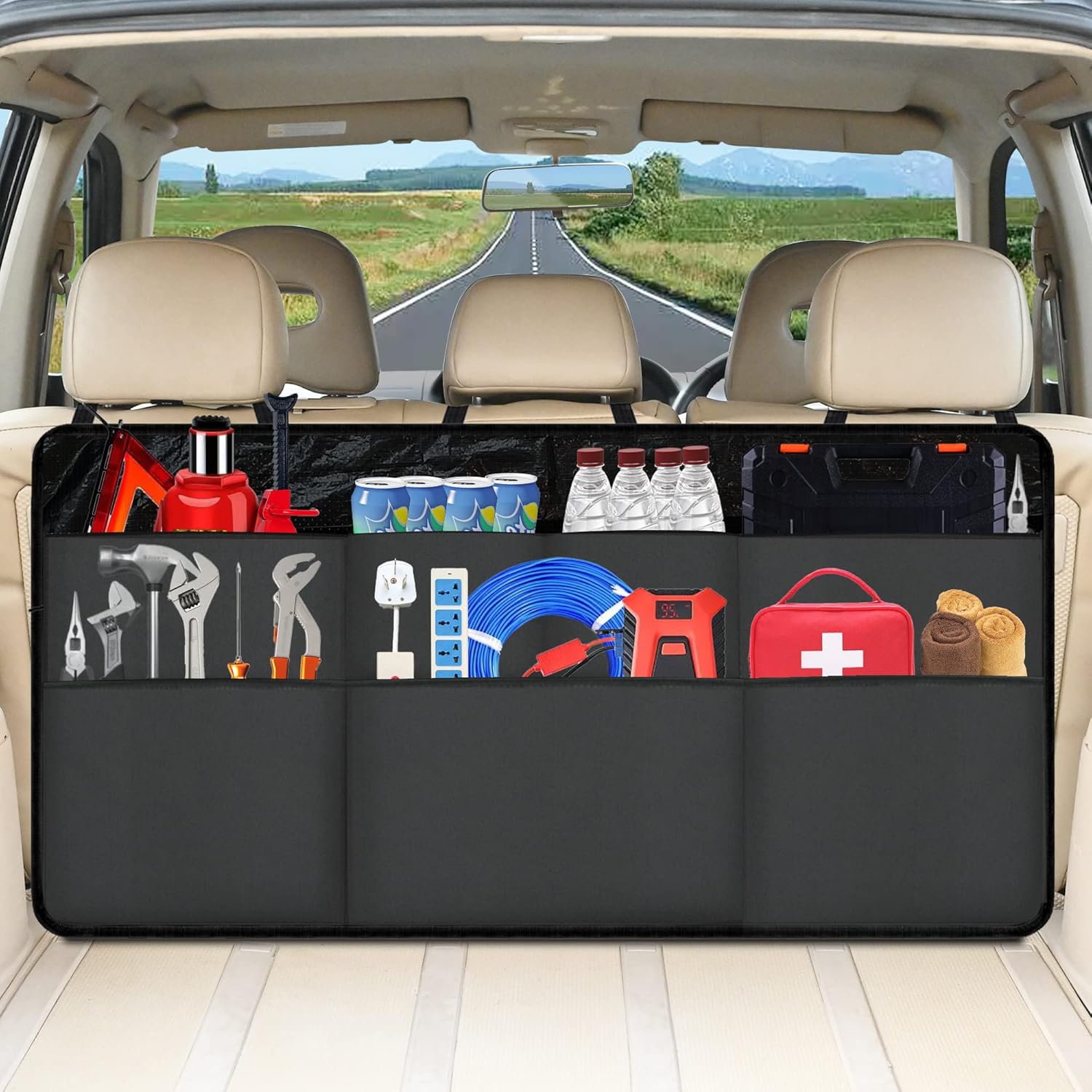 Orionstar Car Trunk Organizer, Large Back Seat Organizer