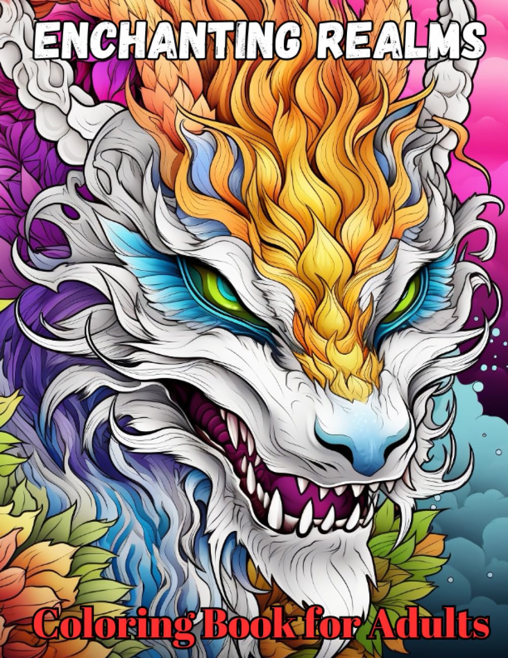 Enchanting Realms: Captivating Imaginary Worlds - A Magical Adult Coloring Journey for Creativity, Relaxation, and Whimsical Escapes