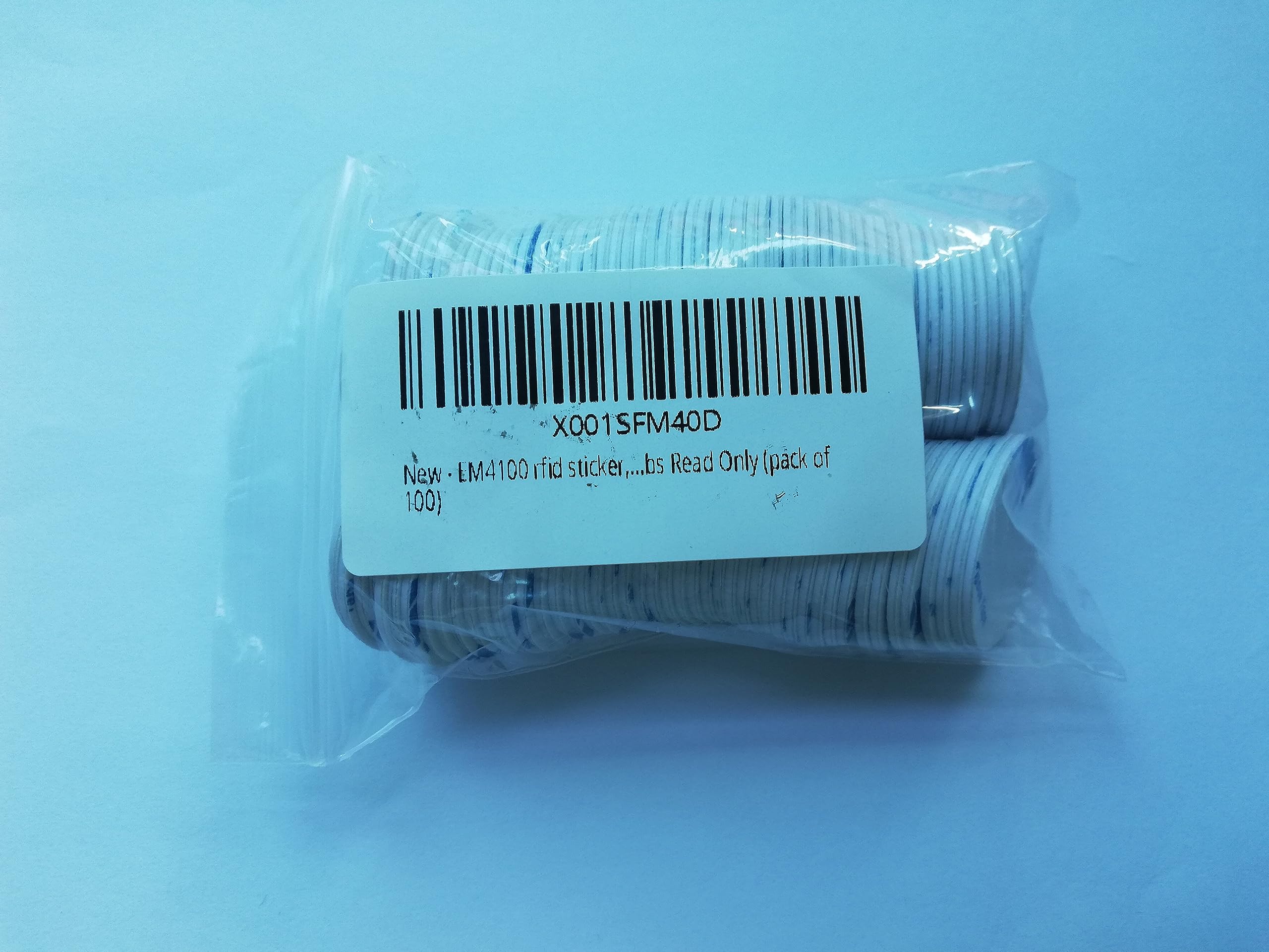 RFID-Aufkleber 125 kHz EM4100 PVC-Material 1 mm dick ID Coin Schlüsselanhänger nur lesbar 100 Stück