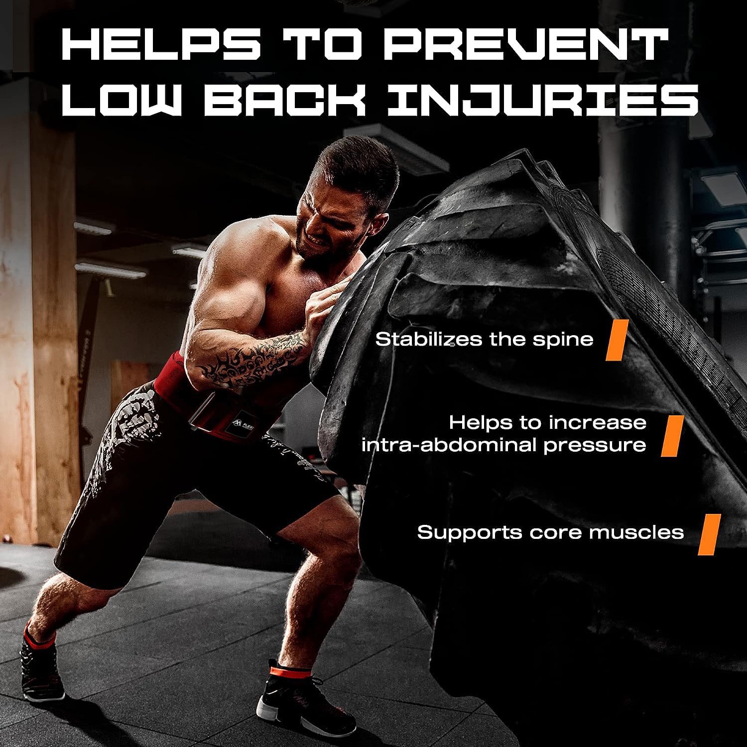 Flexi Muscles Cintura per sollevamento pesi Quick Lock, supporto posteriore regolabile con fibbia in metallo, ideale per powerlifting, cross training e sollevamento olimpico, resistente cintura da