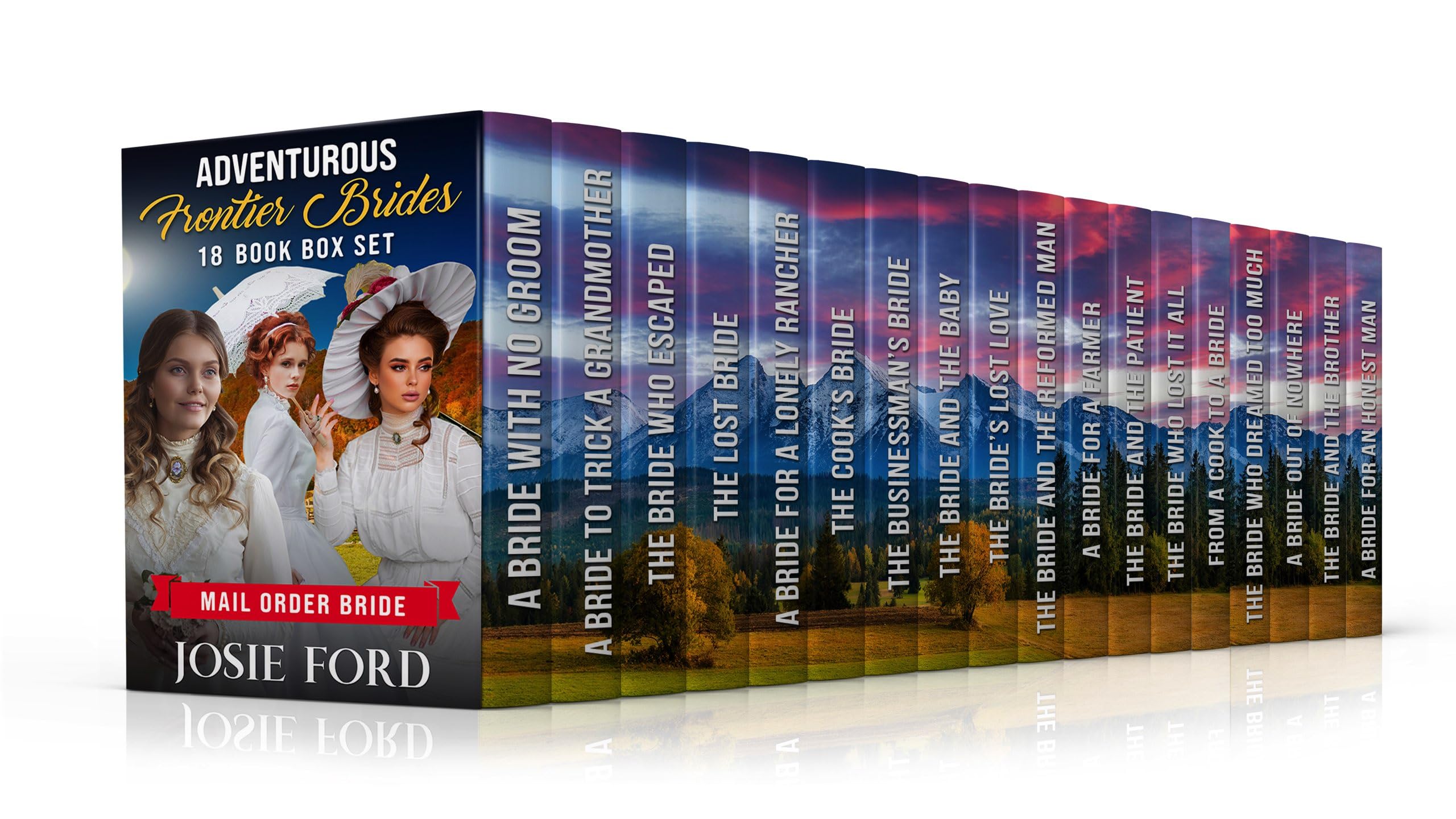 Adventurous Frontier Brides: 18 Book Box Set
