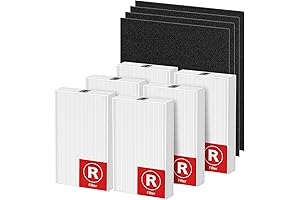 6 Pack HPA300 HEPA Filter Replacement Designed To Work With Honeywell HPA300