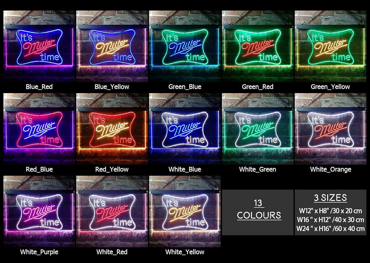 Hоttеѕt Sаlе zusme It's Miller Time Beer Bar Novelty LED Neon Sign Blue + Red W16 x H12 Gеt Pорulаr оƒƒеr zusme It's Miller Time Beer Bar Novelty LED Neon Sign Blue + Red W16 x H12