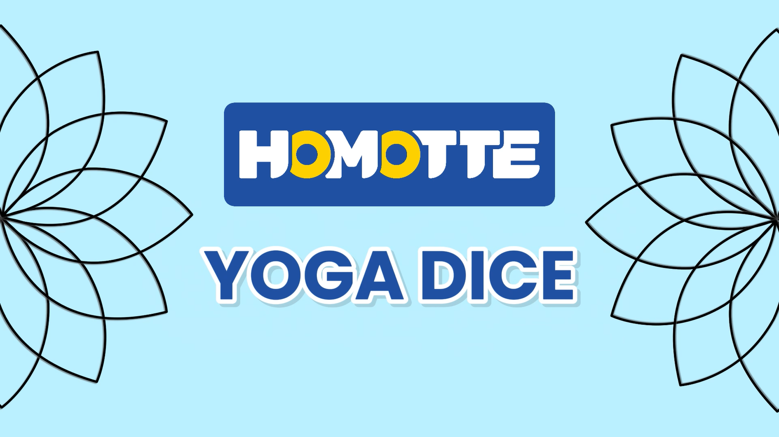 Homotte Jeu De Dés De Yoga En Bois Pour Enfants - Kit Entraînement Fun Avec 6 Dés, 12 Cartes Et Boîte Cadeau