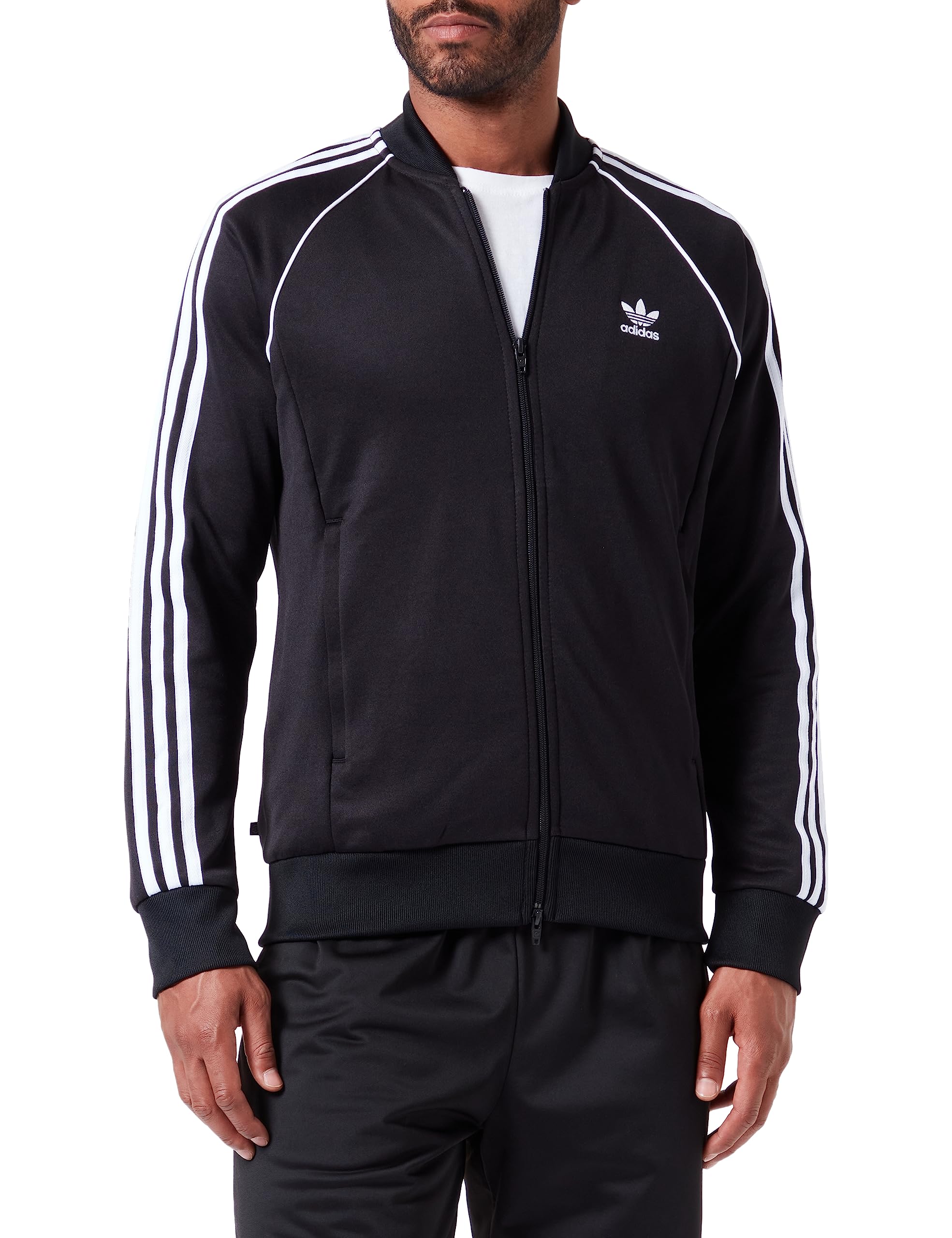ADIDAS Men's SST TT P Blue Sweatshirt, Black, M