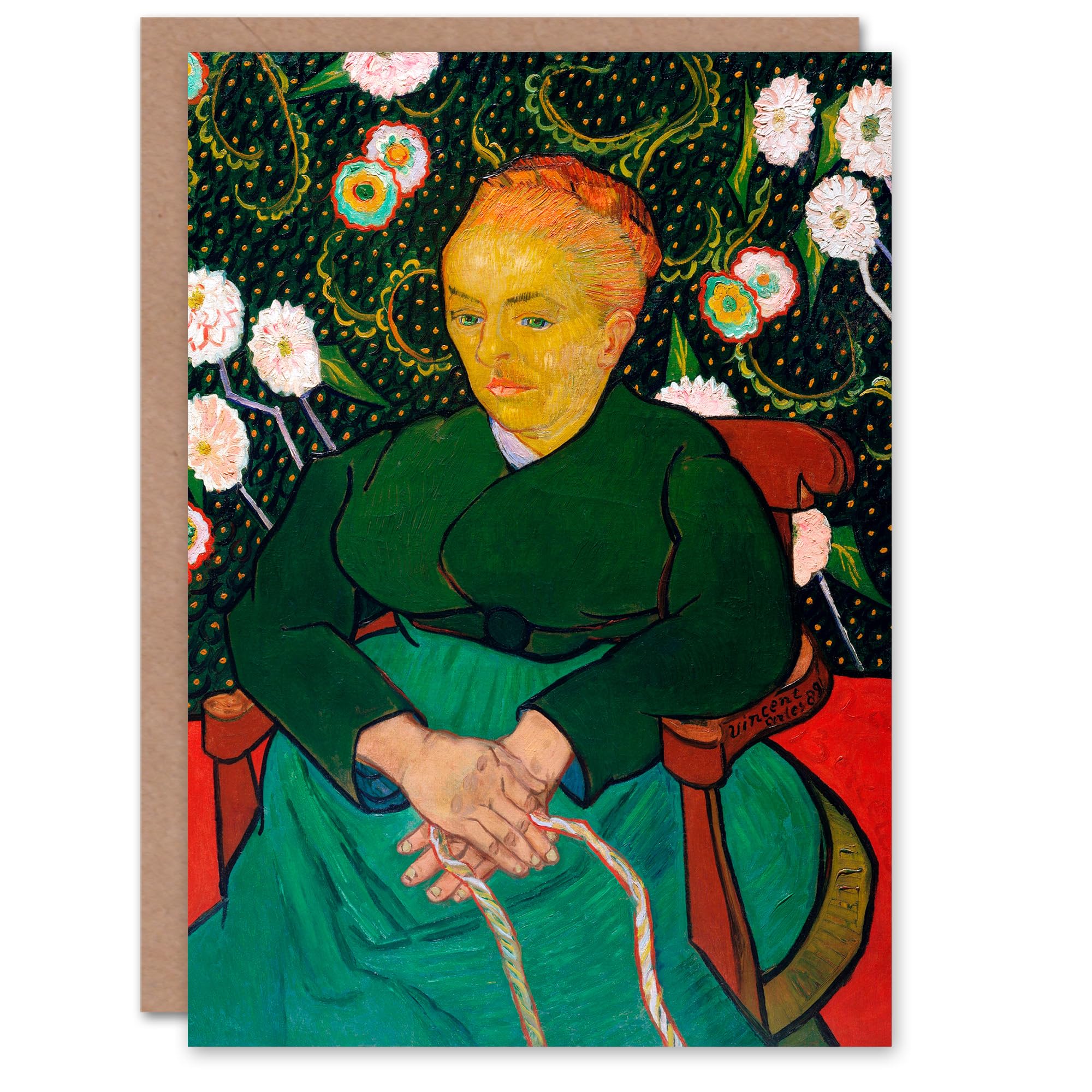 Artery8 Vincent van Gogh Art Card Augustine Roulin Rocking a Cradle