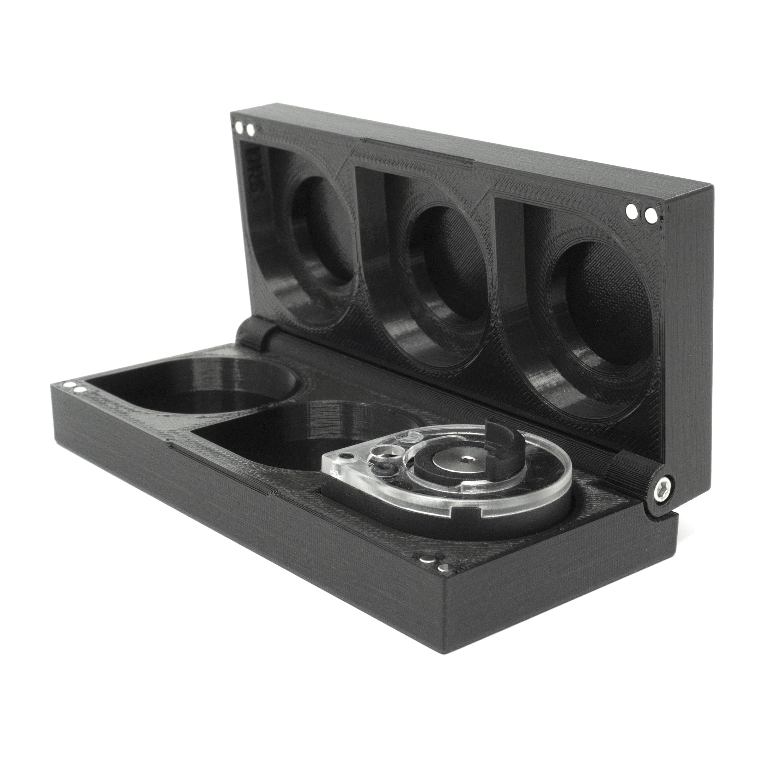 Slim Magazine Case Compatible with: FX DRS Magazines – Hard Plastic Protective Cover, Flip Lid Magnetic Box for Air Rifle Safety