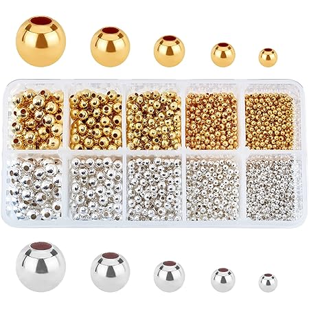 UNICRAFTALE Perles En Forme De Flocon De Neige Transparentes Environ