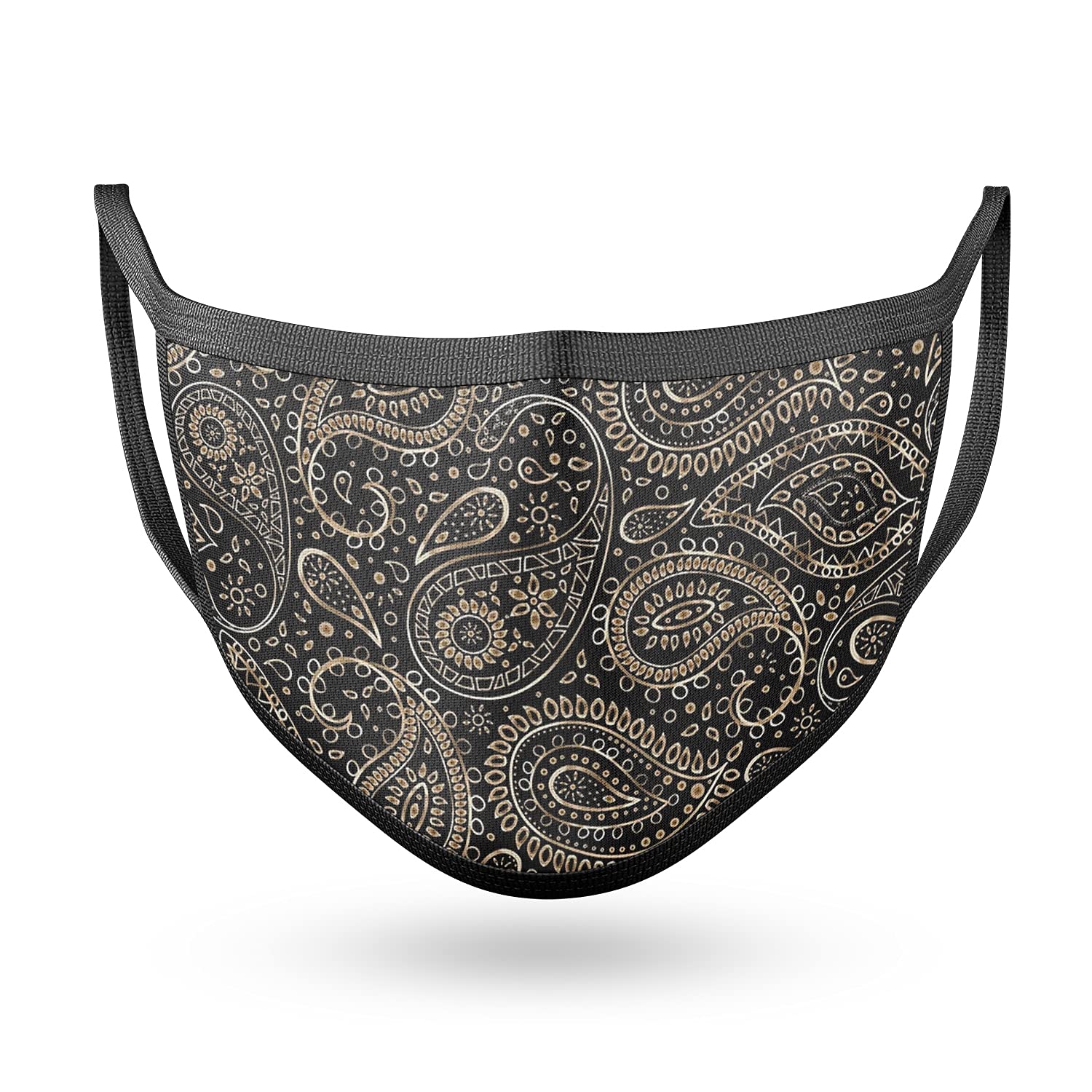 Mandala Printed 2 ply Cloth Face Mask-image-3