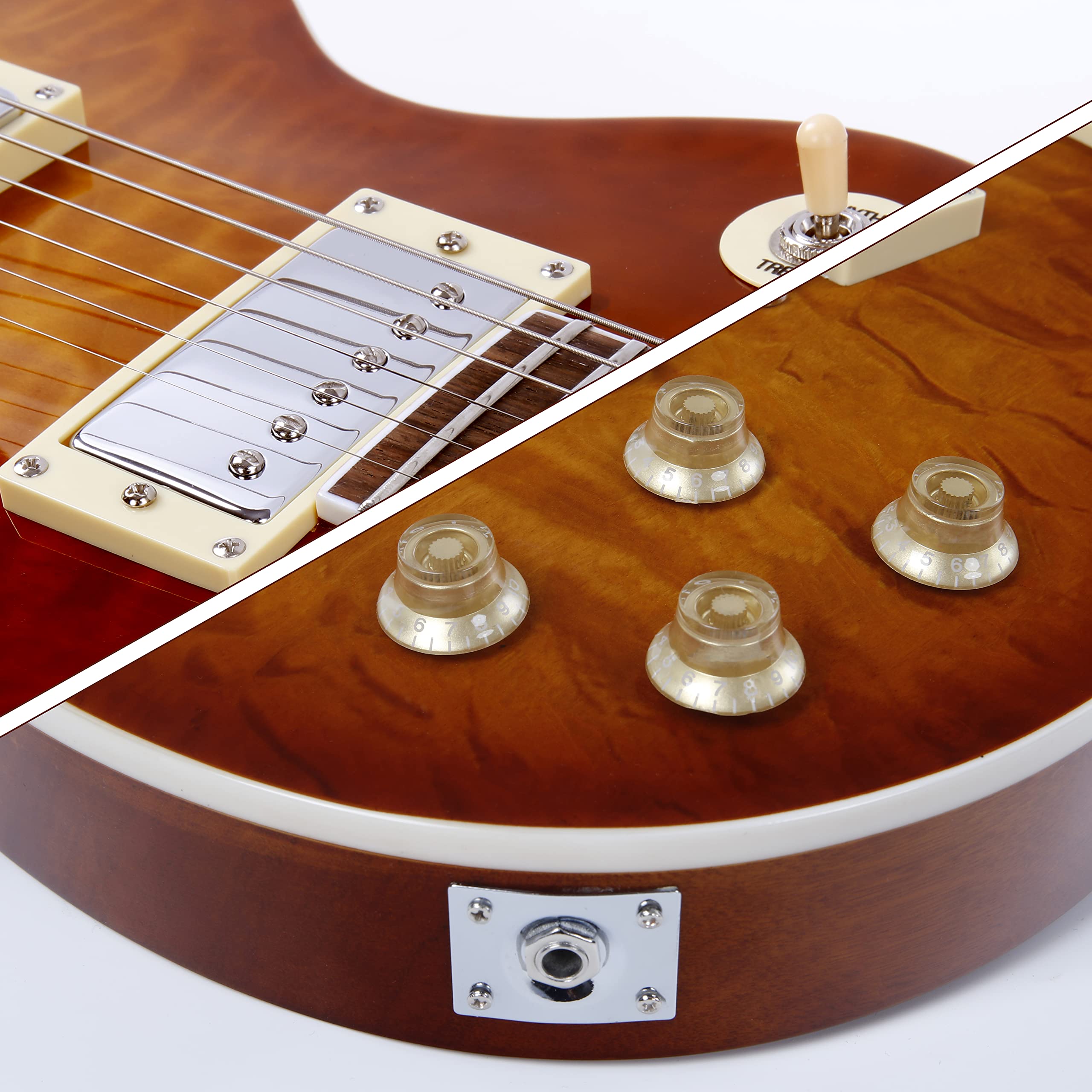 Buy Leo Jaymz 39” Deluxe Series Electric Guitar Les PaulStyle