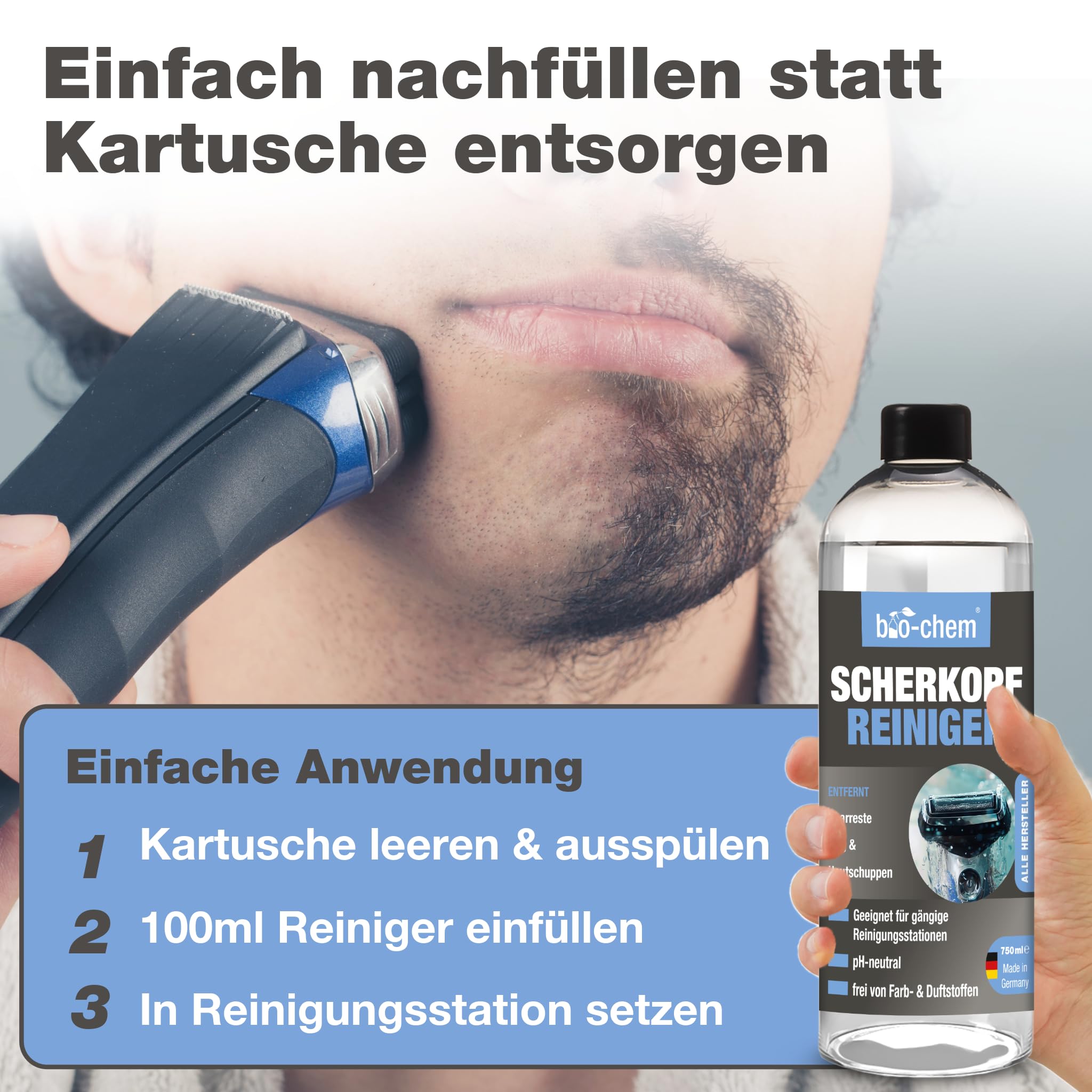 Braun p?yn do czyszczenia g?owic tn?cych 2 x 750 ml