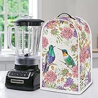 Vista 5 de doginthehole Hummingbird Blender Covers for Kitchen, Washable Appliance Covers Anti Fingerprint Stain Resistant Polyester Blender Dust Cover