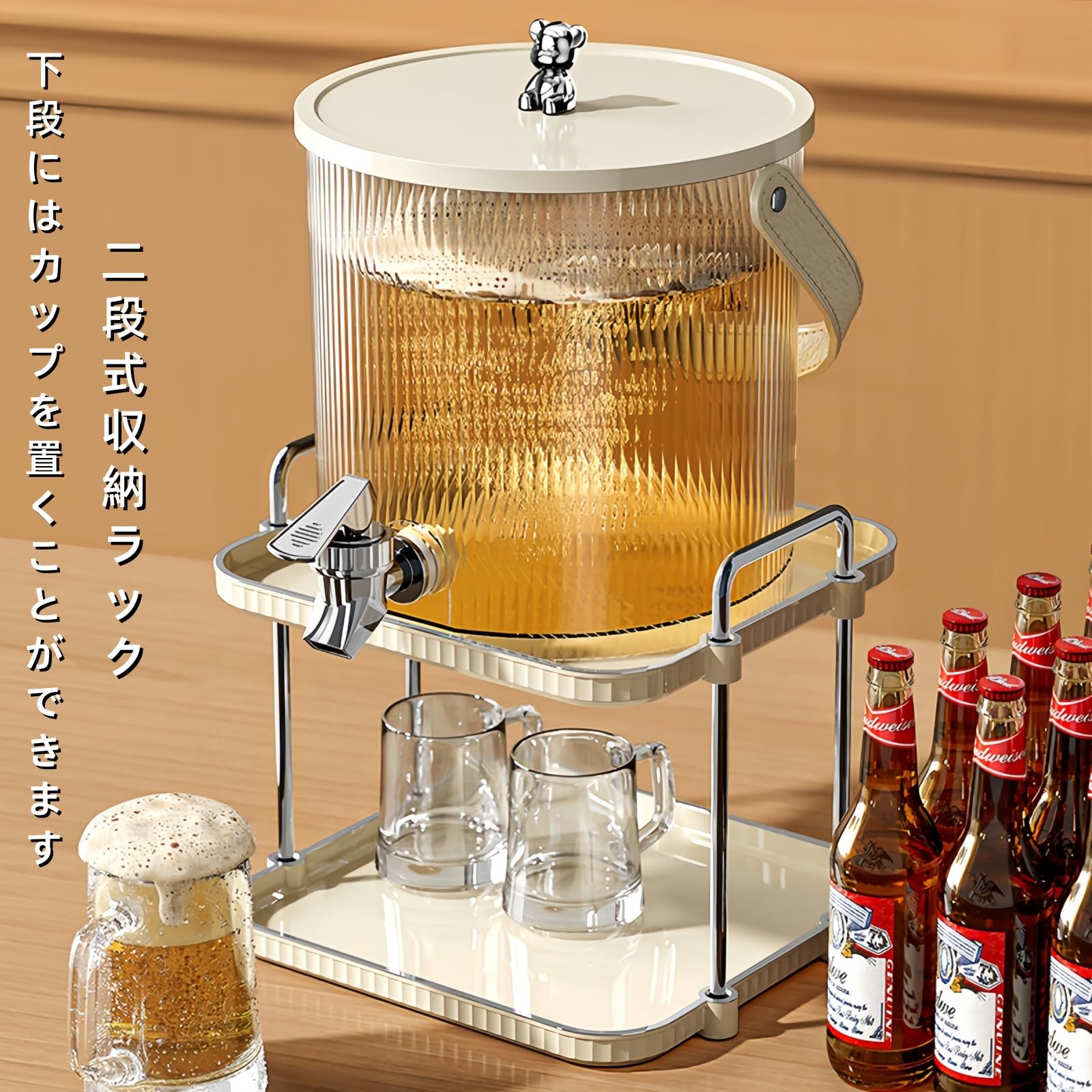 Amazon.co.jp: BDHD ドリンクディスペンサー ドリンクサーバー 冷水筒 