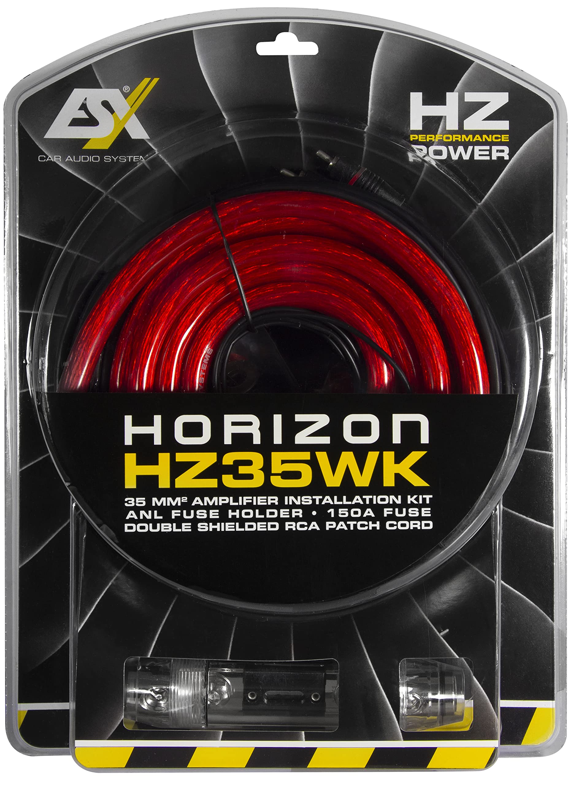 ESX HZ35WK - Kabelkit 35mm² mit 5m Cinchkabel und ANL Sicherung und 150A