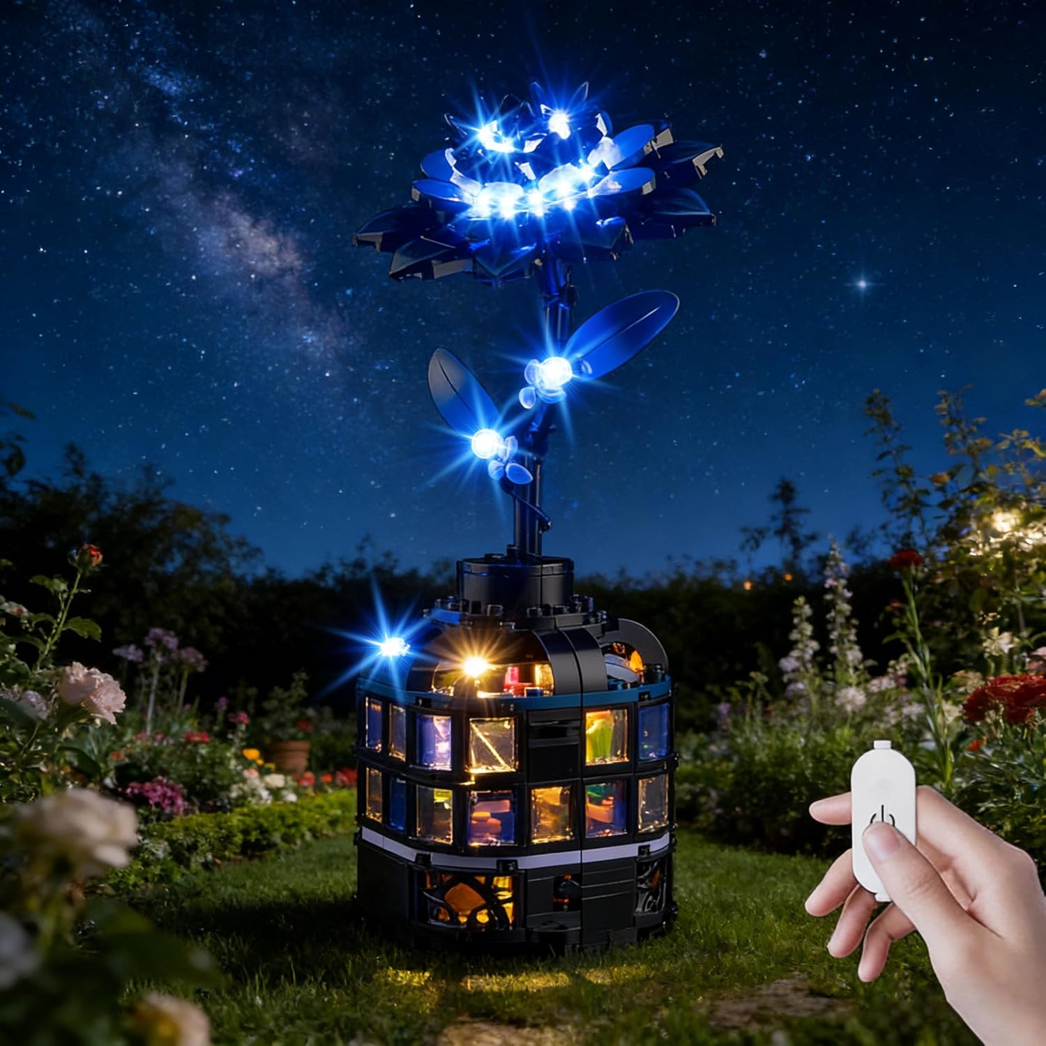 Kyglaring LED Light Kit Compatible with Lego Wednesday & Enid's Dorm Room 76781 Building Blocks, Upgraded Remote Control Dimming, Lights Only (Model Not Included), RC Version