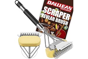 BBQ Grill Cleaning Brush - Steam Power Grate Cleaner, Bristle Free