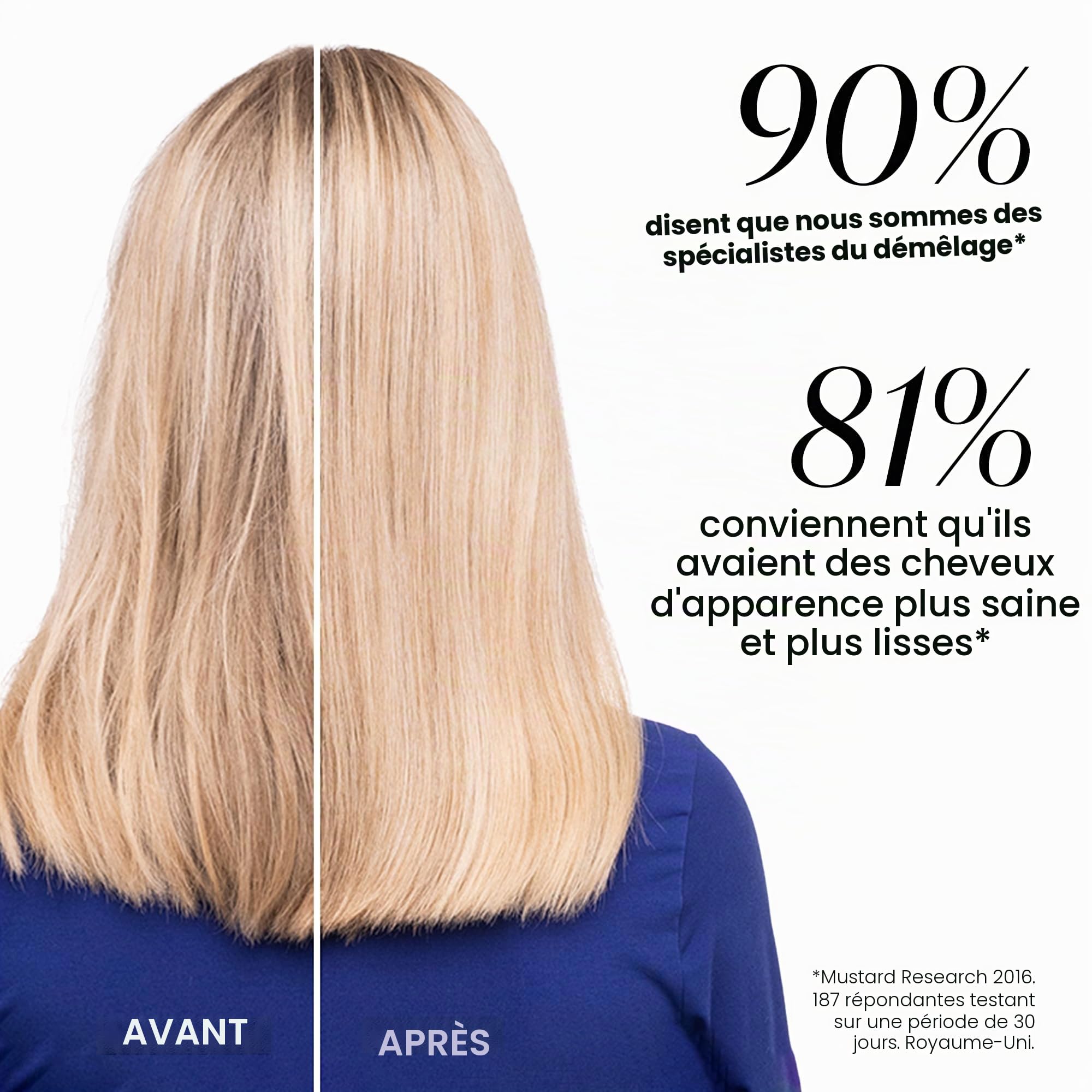 TANGLE TEEZER Original Lilac pour adultes, usage quotidien, format pratique