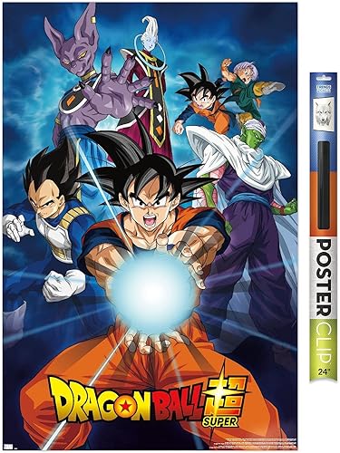 Miniatura 40 de Trends International Dragon Ball Super - Póster de pared de grupos, 22.375 x 34 pulgadas, paquete de póster y montaje