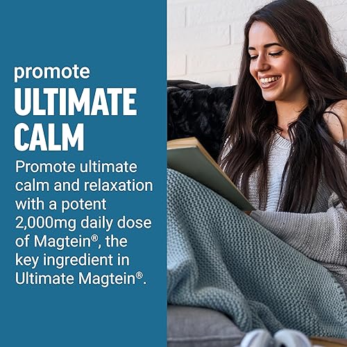 Miniatura 3 de Force Factor Ultimate Magtein Magnesium L-Threonate 2000 mg, soporta la función cognitiva, enfoque, memoria y relajación, treonato de magnesio,