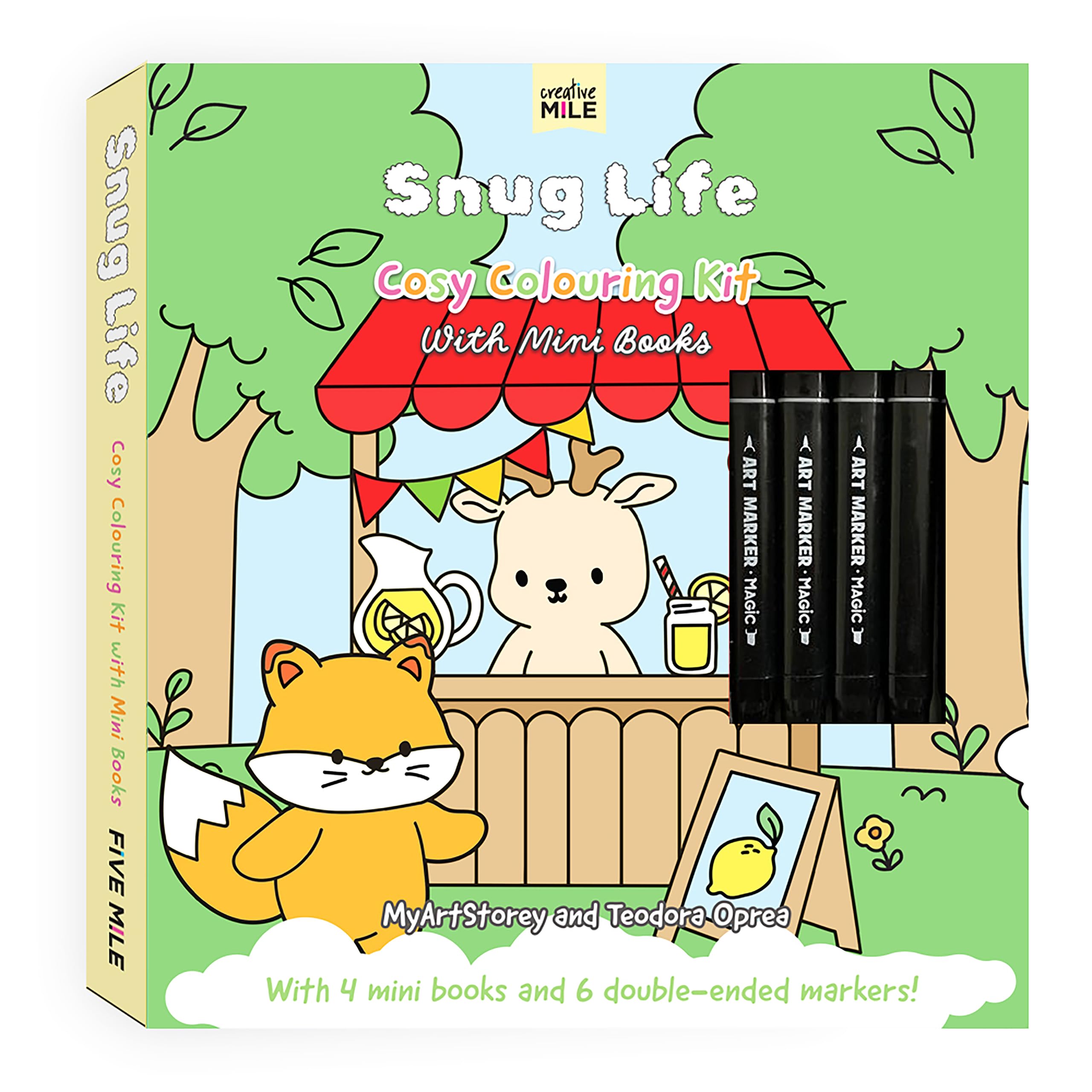 Snug Life: Cosy Colouring Kit with Mini Books