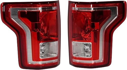 Garage-Pro Juego de luces traseras compatibles con Ford F-150 2015-2017 halógena con bombilla(s) lado del conductor y del pasajero