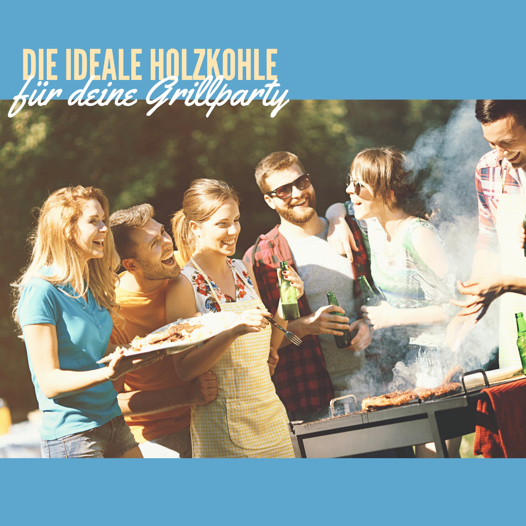 Restaurantgrillkohle 10 kg – Premium Hainbuchen-Holzkohle für langanhaltende Glut - FSC Zertifiziert
