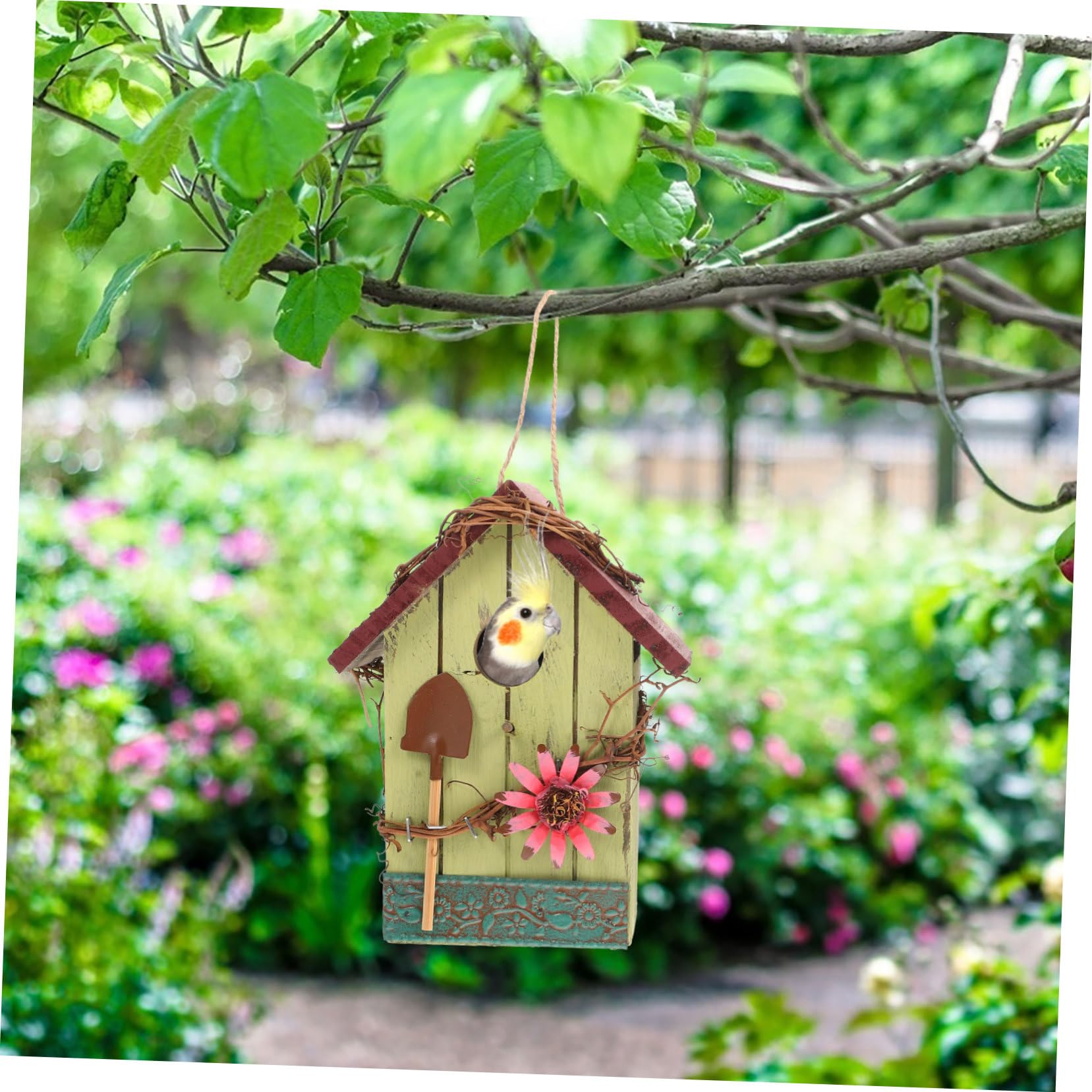 2stücke Holz Vogelhaus Für Kleine Vögel Handgefertigte Nistkästen Für Garten Und Balkon Sicheres Und Gemütliches Zuhause Für Wellensittiche Und Andere Haustiere