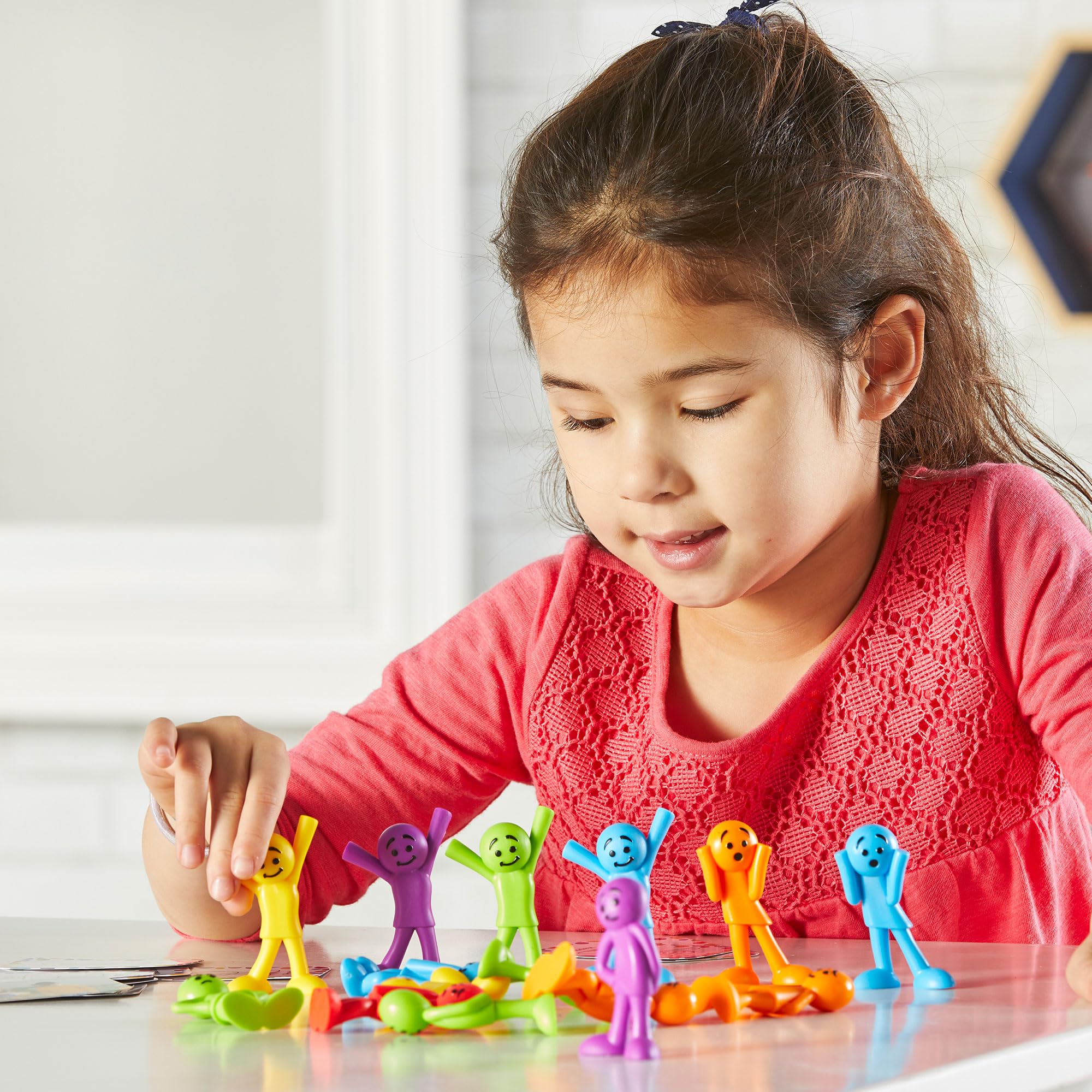 Learning Resources Jeu Émotions Enfants – Kit 54 Pièces Colorées – Tri et Communication – Activité Socio-Émotionnelle 3 Ans+ – Maison & Classe