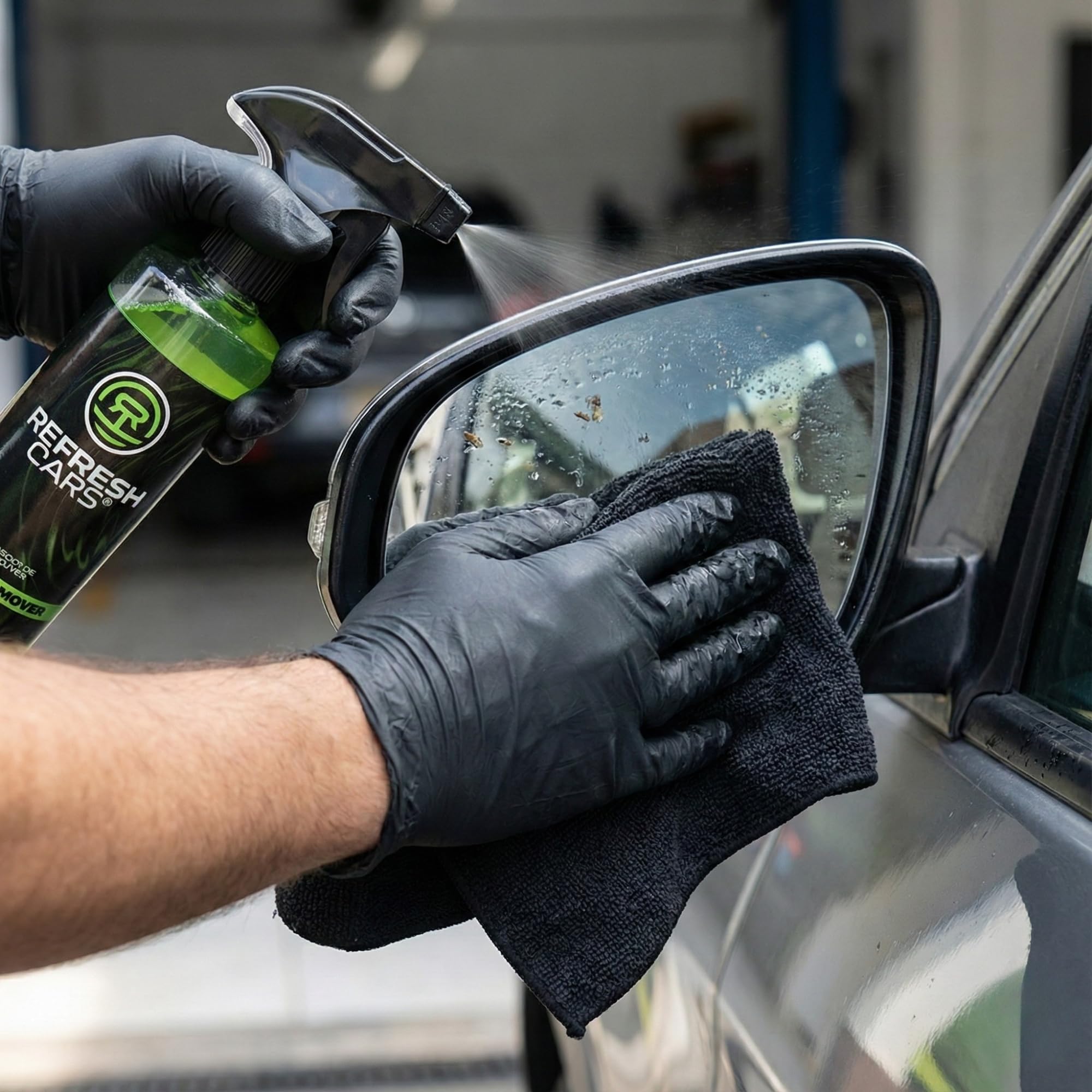 Elimina Mosquitos e Insectos 5,5 L + Spray 500 ml – Limpiador Concentrado para Coche, Moto y Flota, Fórmula Segura con Pintura, Cristales y Cromados, Formato Profesional