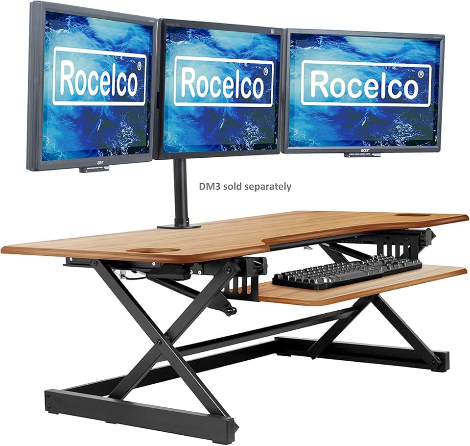 Height Adjustable Monitor Stand and Keyboard Tray