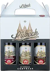Kit Lübeck 3 Und 1 Weizenbier - 1 Stout - 1 Red Ale Lübeck Cerveja - Packs de Craft Beer