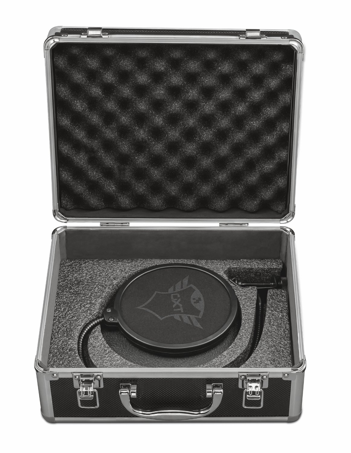 Trust Gaming GXT 252 Emita Microphone, Gamer Micro en Valisette, avec Directivité Cardioïde, USB Microphone pour PC, Ordinateur, PS4, PS5, Podcasts, Vlogs, Streaming, Youtube, Twitch - Noir