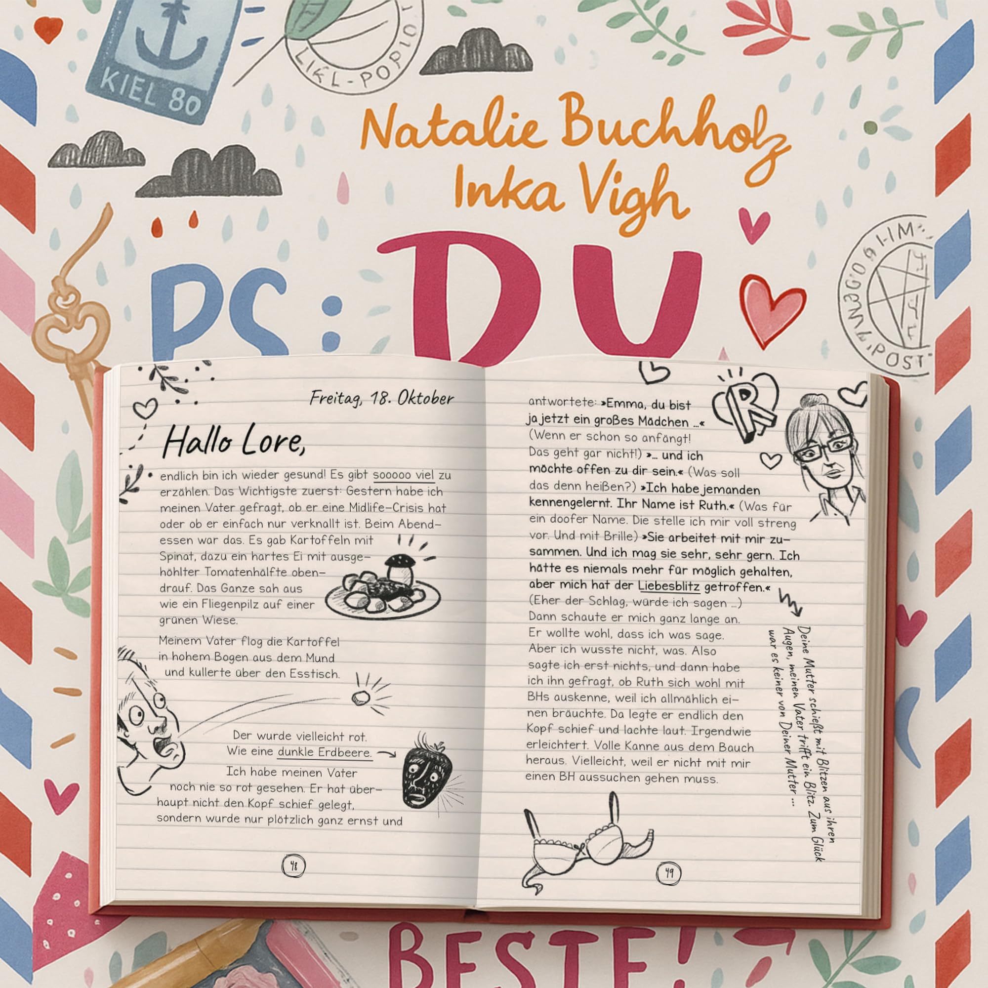 Natalie Buchholz – PS: Du bist die Beste! Bücherreihe Band 1-6 – Für alle ab 11 Jahren, die Chaos, Spaß und Freundschaftsthemen lieben – Freundschaft, Schule und Teenager – mit exklusivem Lesezeichen