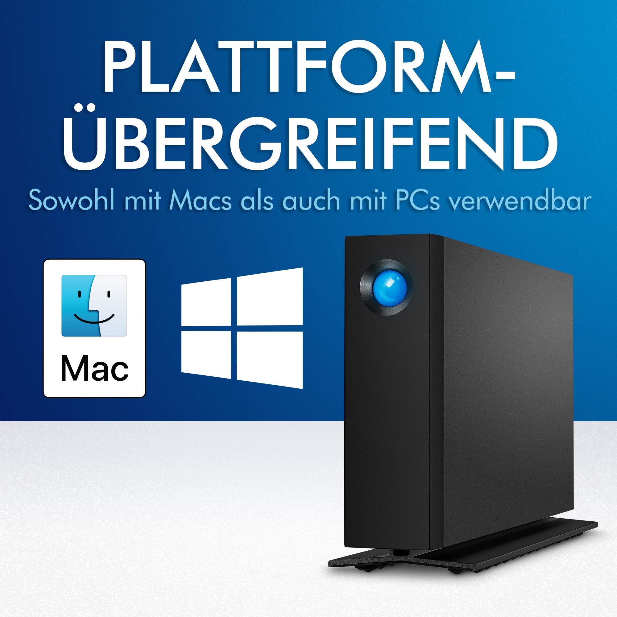 LaCie d2 Professional 8TB externe Festplatte, 3.5 Zoll, PC & Mac 