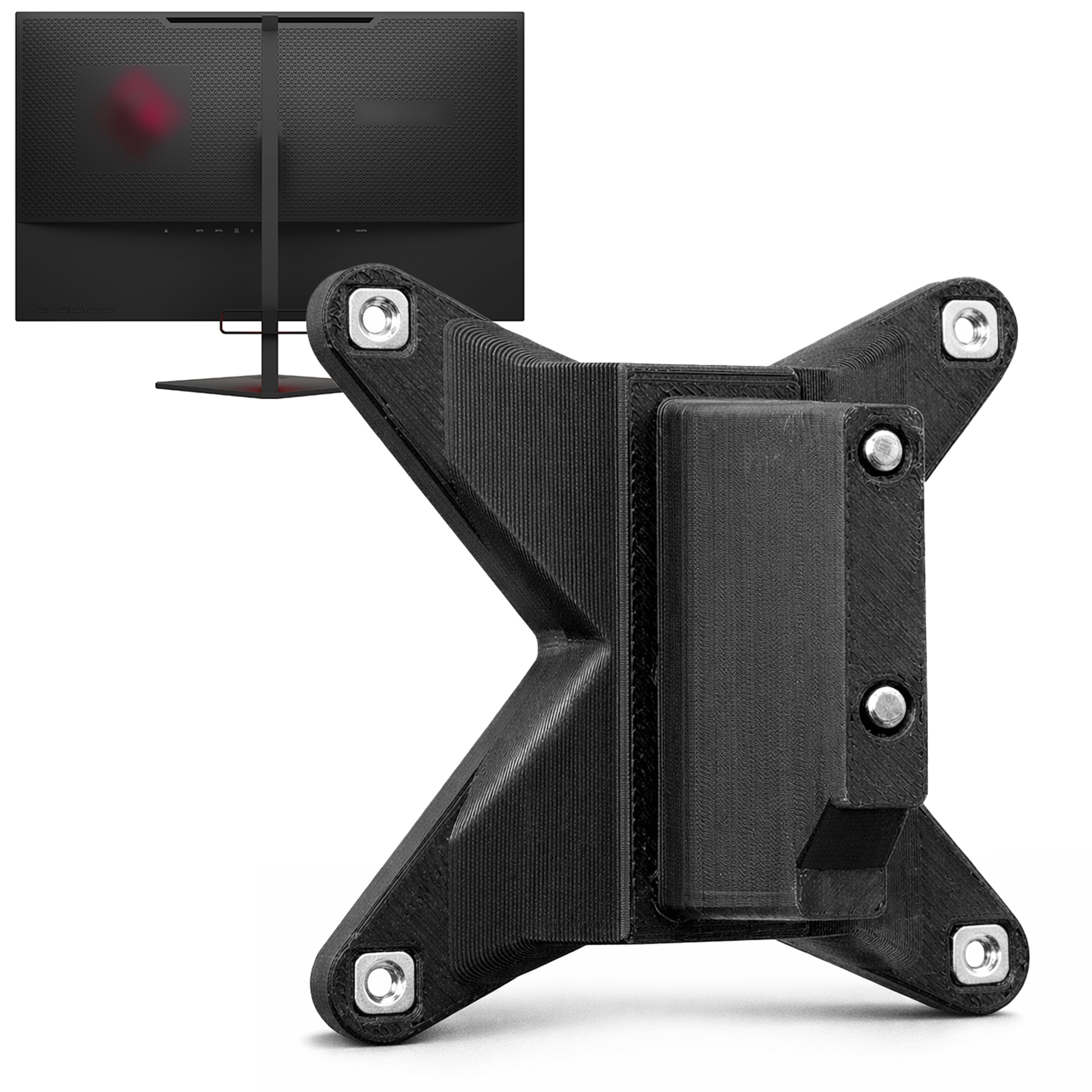 3IDEE Adattatore VESA compatibile con il monitor Samsung Odyssey OLED G9 (G93SC, G95SC, S49Cg934) - Supporto VESA Samsung 75 x 75 mm - per il montaggio su una staffa per schermo