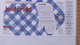 Genuine Insul-Brite Insul Bright The Warm Company Needled Insulated Lining 22.5 Wide Fabric by The Yard A414.33, White