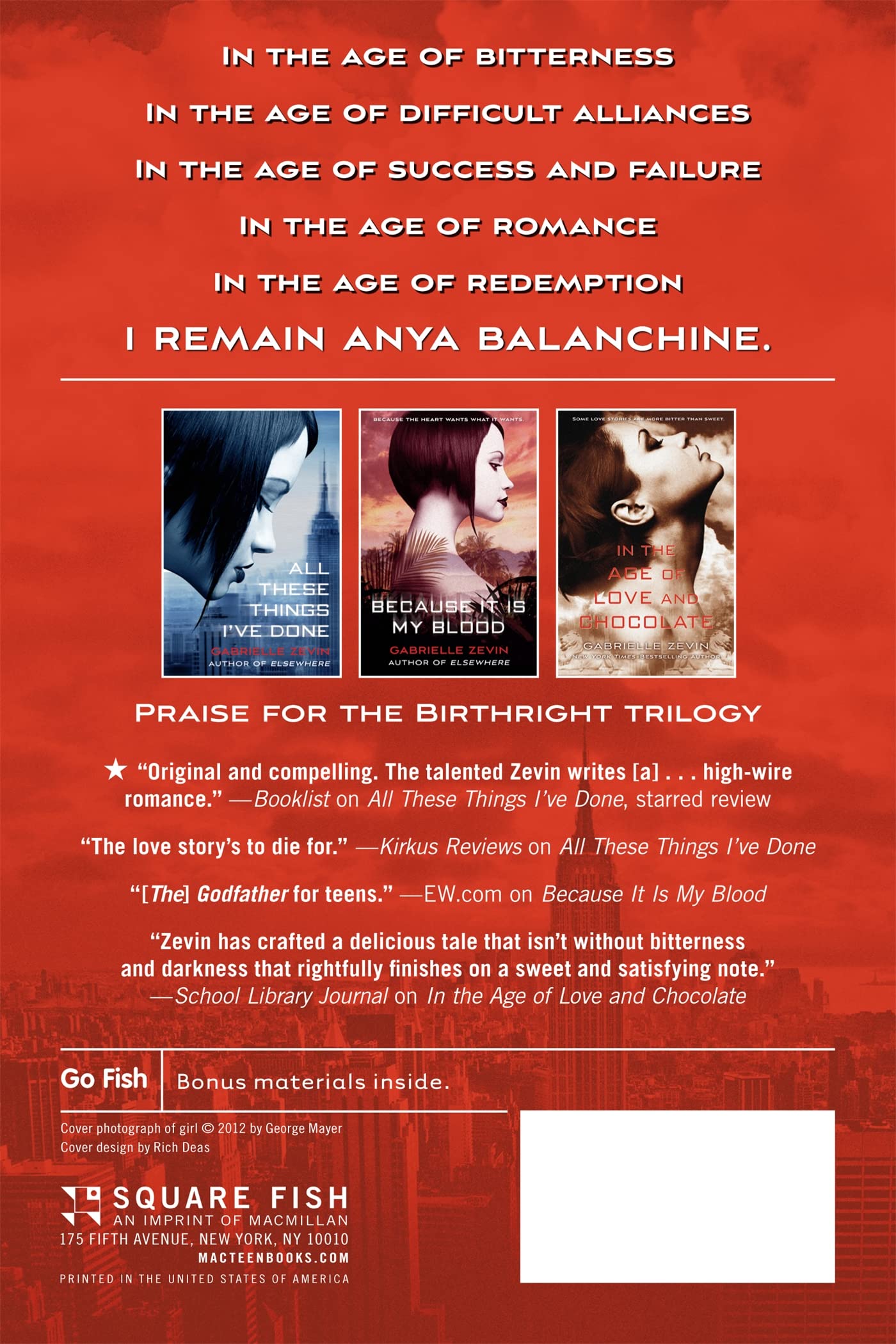In The Age Of Love And Chocolate 3 Birthright Amazon Co Uk Zevin Gabrielle Books