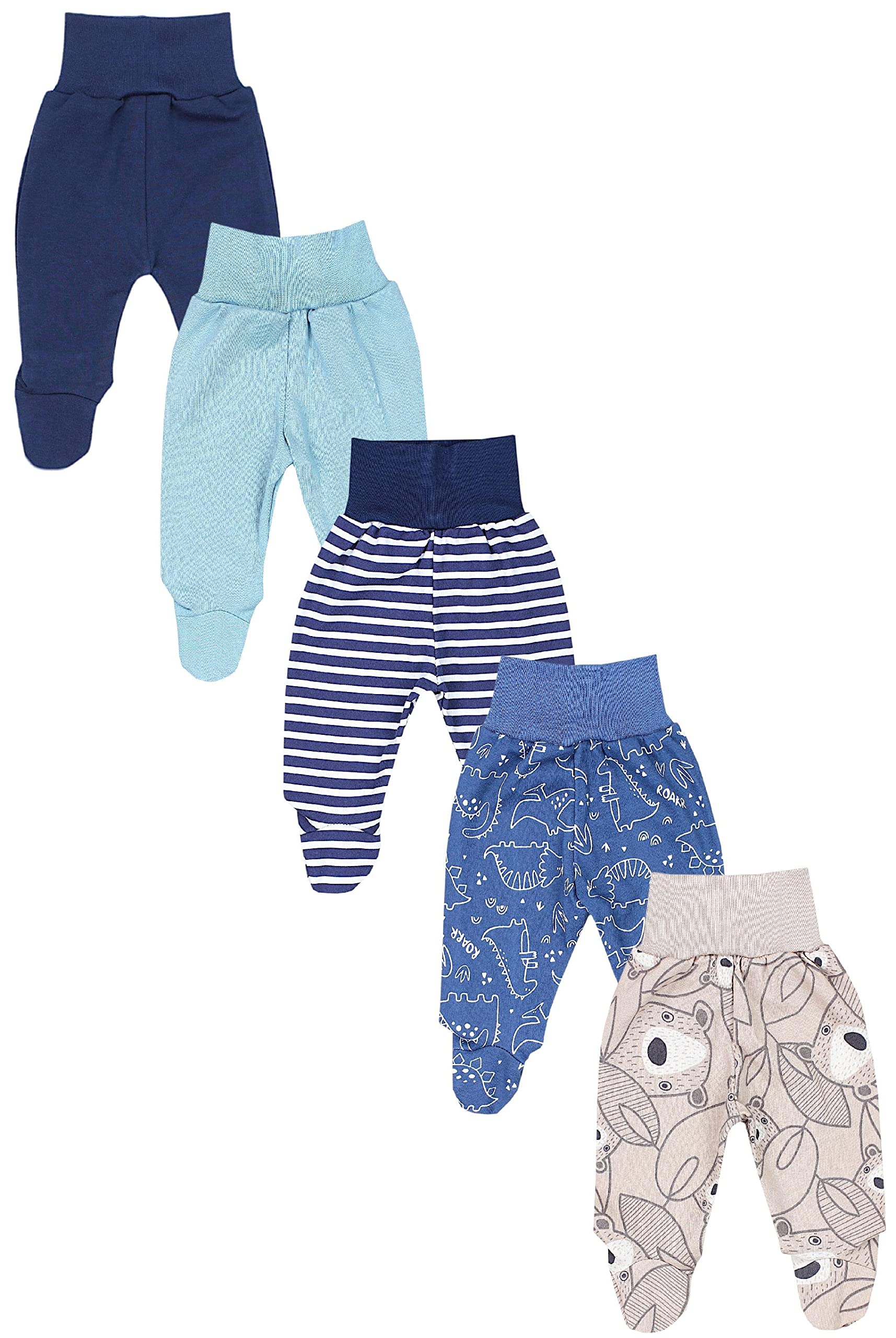 TupTam Pantalón con Pies de Bebé NIños NIña Pack de 5 — view 10
