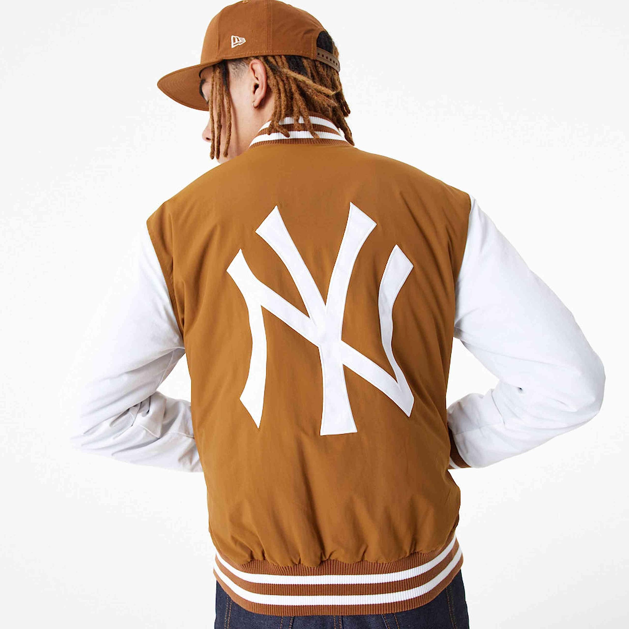 New Era - MLB New York Yankees Bomber Giacca colore marrone