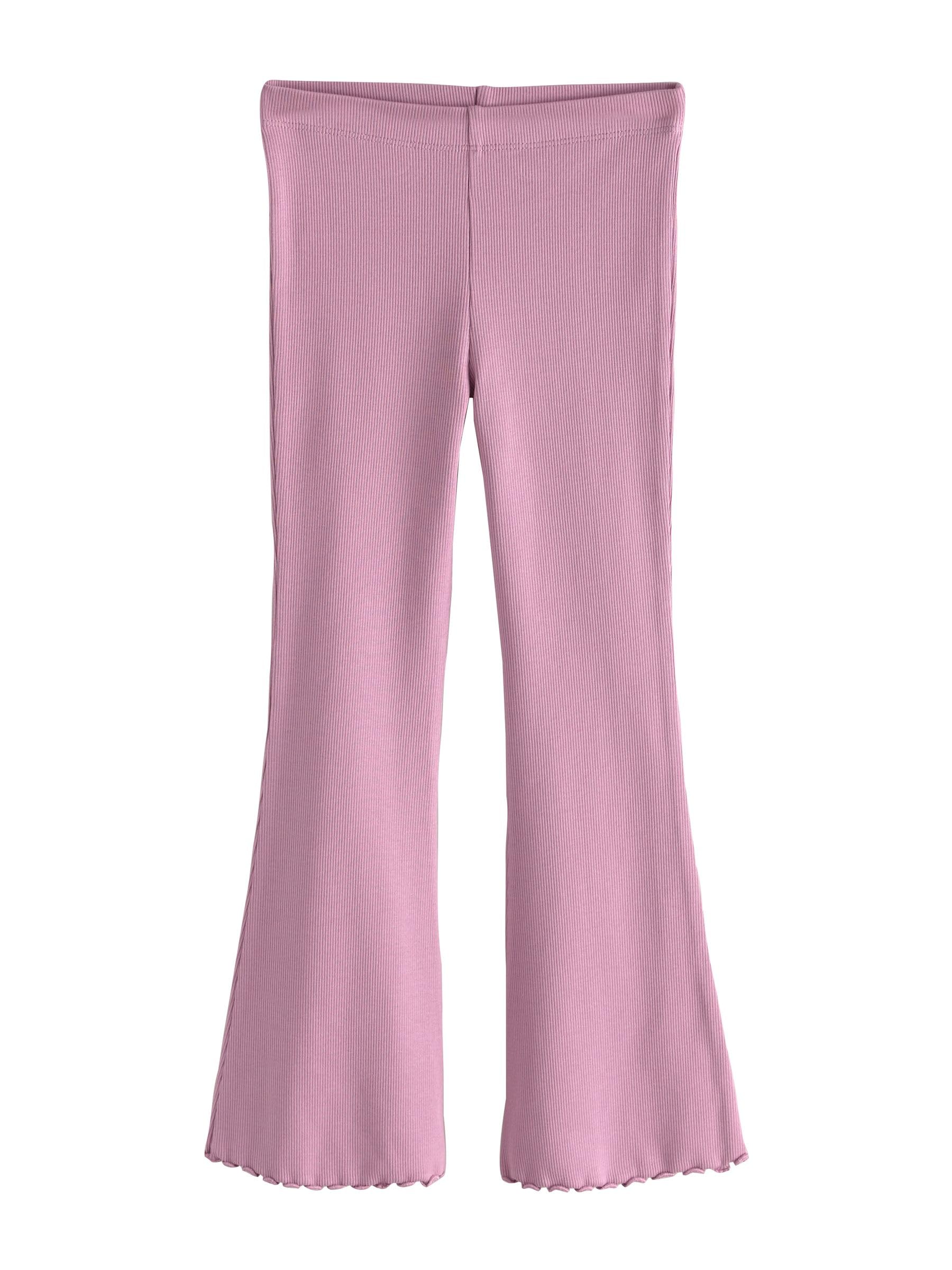 NEXT Mädchen Gerippte Leggings mit ausgestelltem Bein, 4er-Pack