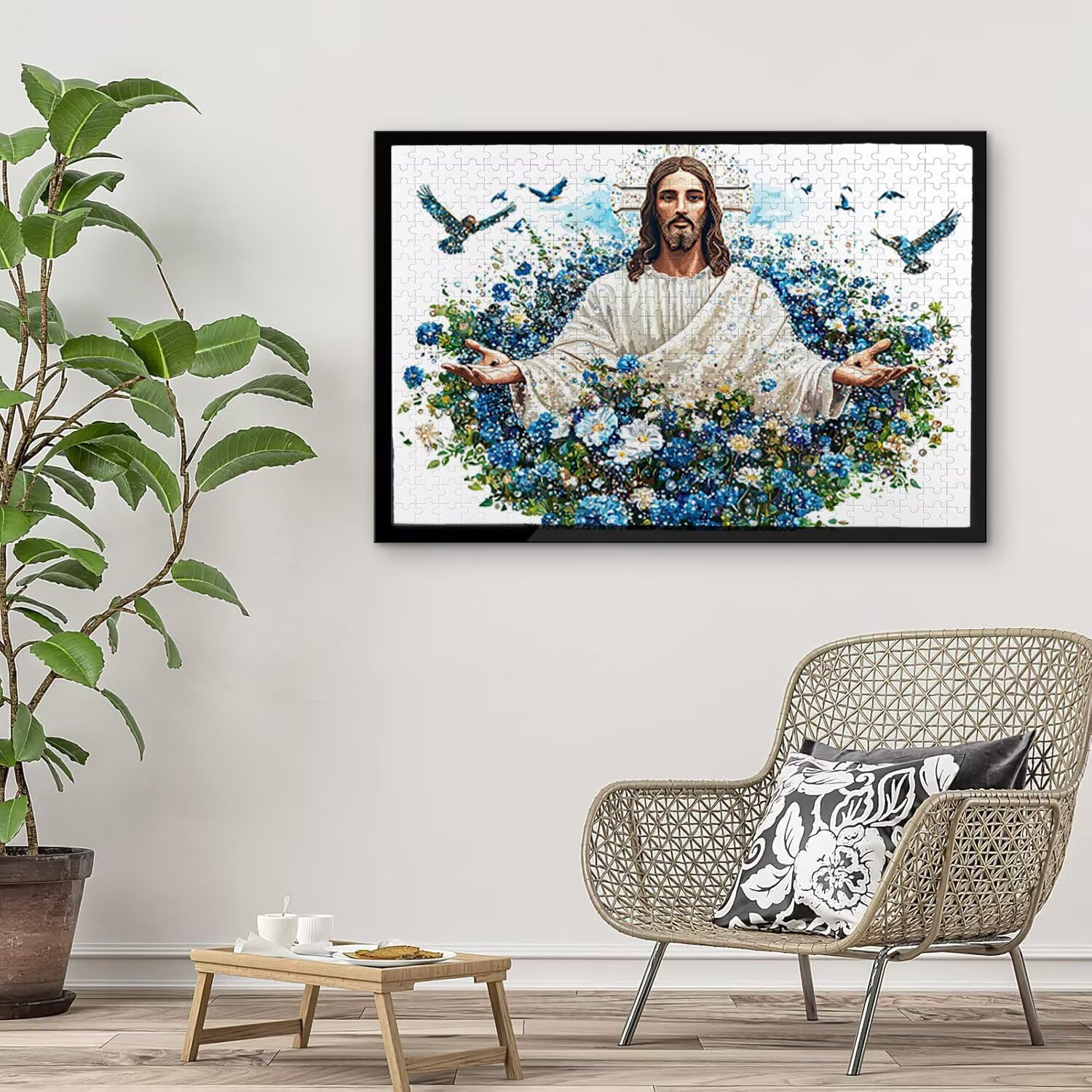 Gesù - Puzzle 6000 Pezzi per Adulti - Puzzle fai da te, Intrattenimento Creativo, Arte Moderna, Puzzle Classico per Adulti e Ragazzi dai 12 anni, Idea Regalo Uomo e Donna 179x105cm a-881