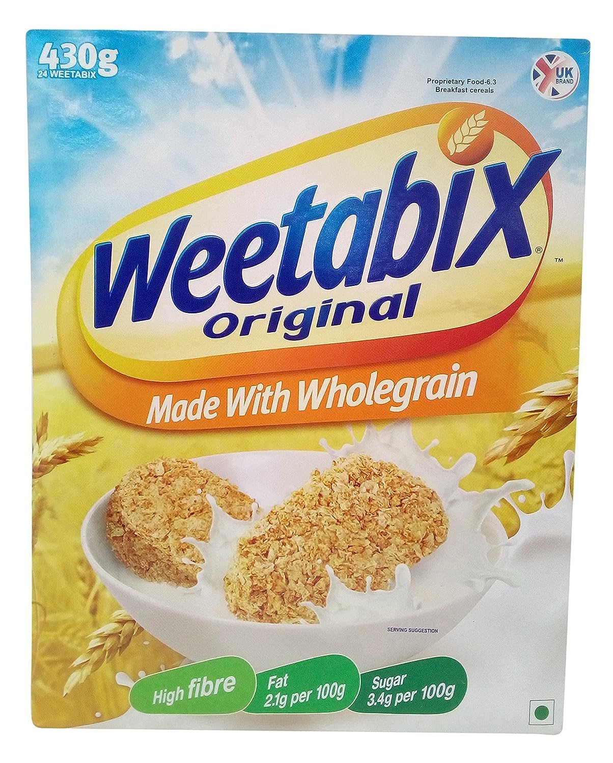 Weetabixx Original Wholegrain Favorite Breakfast Cereal Enjoy With Milk 430gm (B0CK8M75R6) Amazon Price History, Amazon Price Tracker
