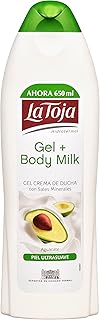 La Toja Gel de Ducha Hidrotermal + Body Milk (Aguacate), 650 ml
