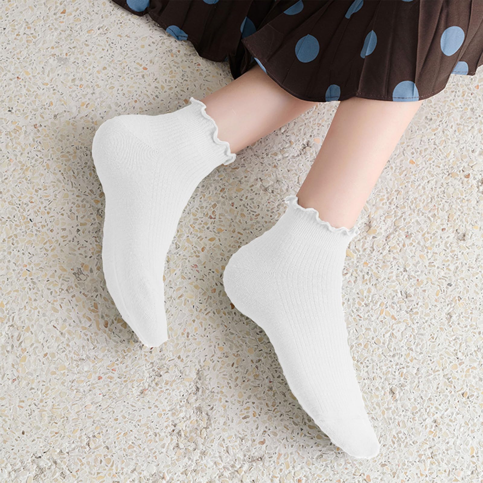 Lot De 2 Paires De Socquettes Fille Blanche Dentelle - TWINDAY - Tailles 15 à 26 - Neuves Avec Étiquettes