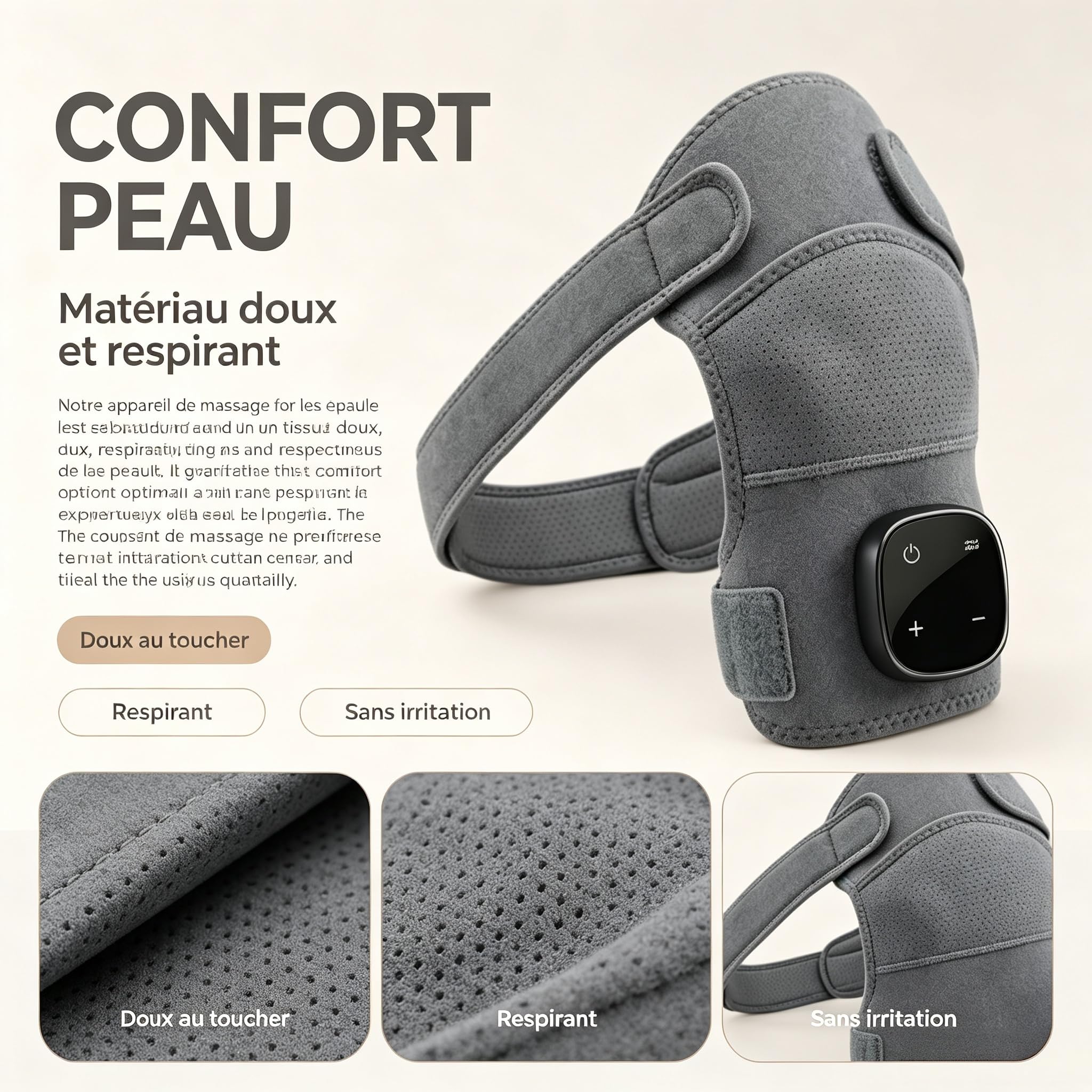 ErgoDream Appareil de massage pour les épaules,Portable