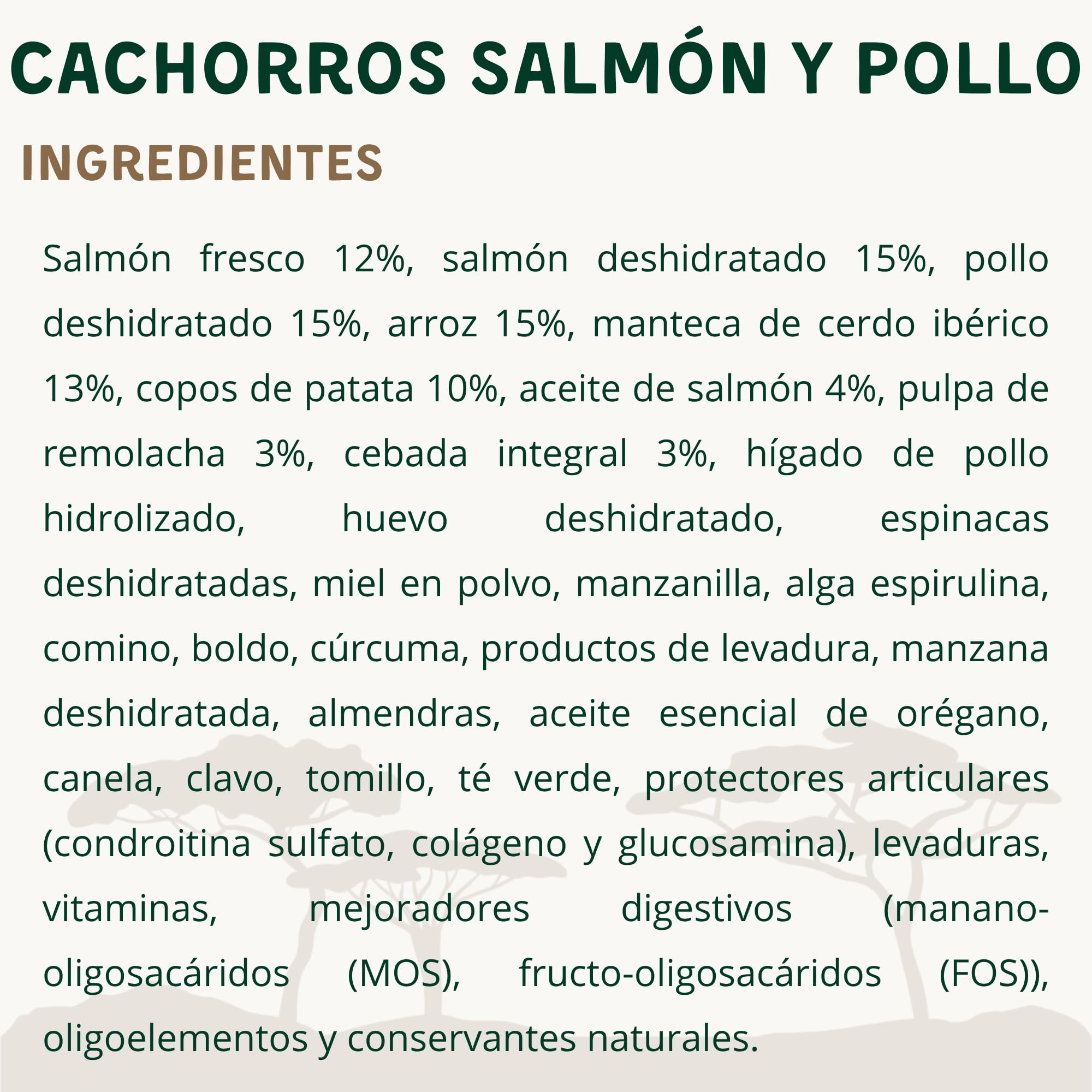 Pienso Cachorros Savanna 14 kg Salmón Pollo y Arroz, Desarrollo Saludable Cachorros y recuperación de Madres Lactantes, Alta Digestibilidad, Huesos Fuertes, Cuidado de Piel y Pelo